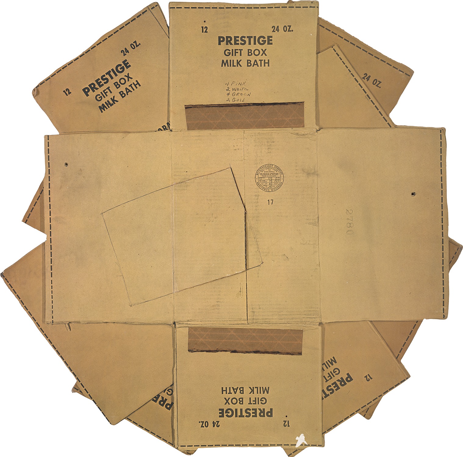 Robert Rauschenberg — Cardbird VII, from Cardbird series (G. 309)