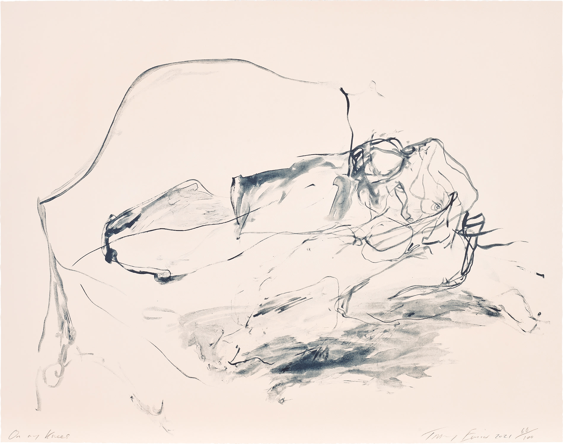 Tracey Emin — On My Knees, from Tate Modern 21 Years Print Portfolio