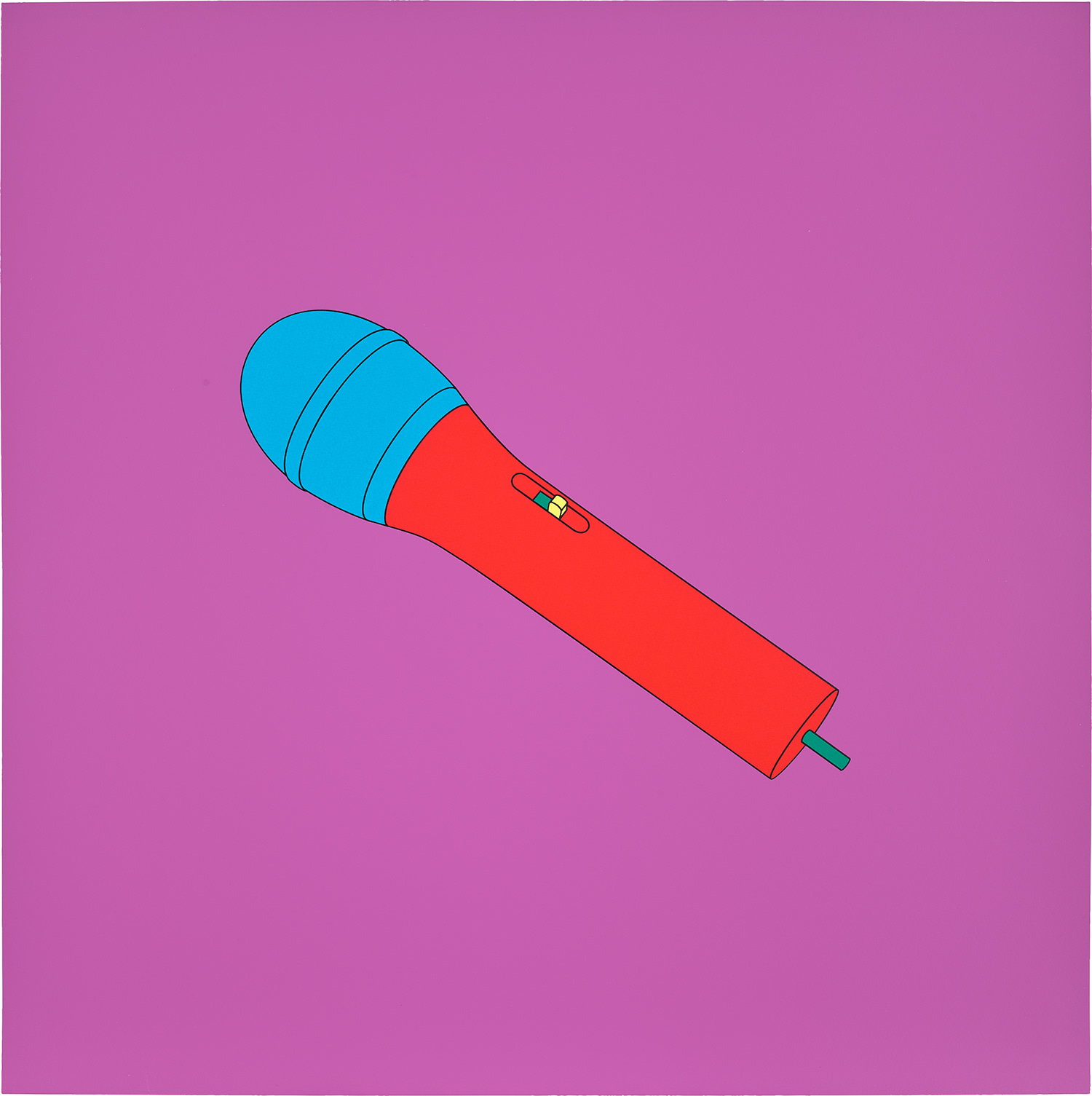 Michael Craig-Martin — Wireless Mic, from Objects Of Our Time