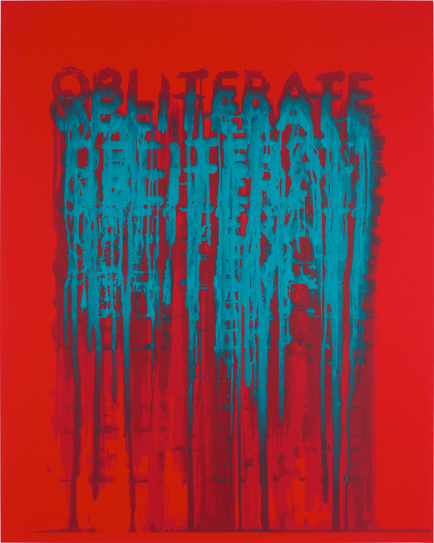 Mel Bochner — Obliterate (K. 2018.03)