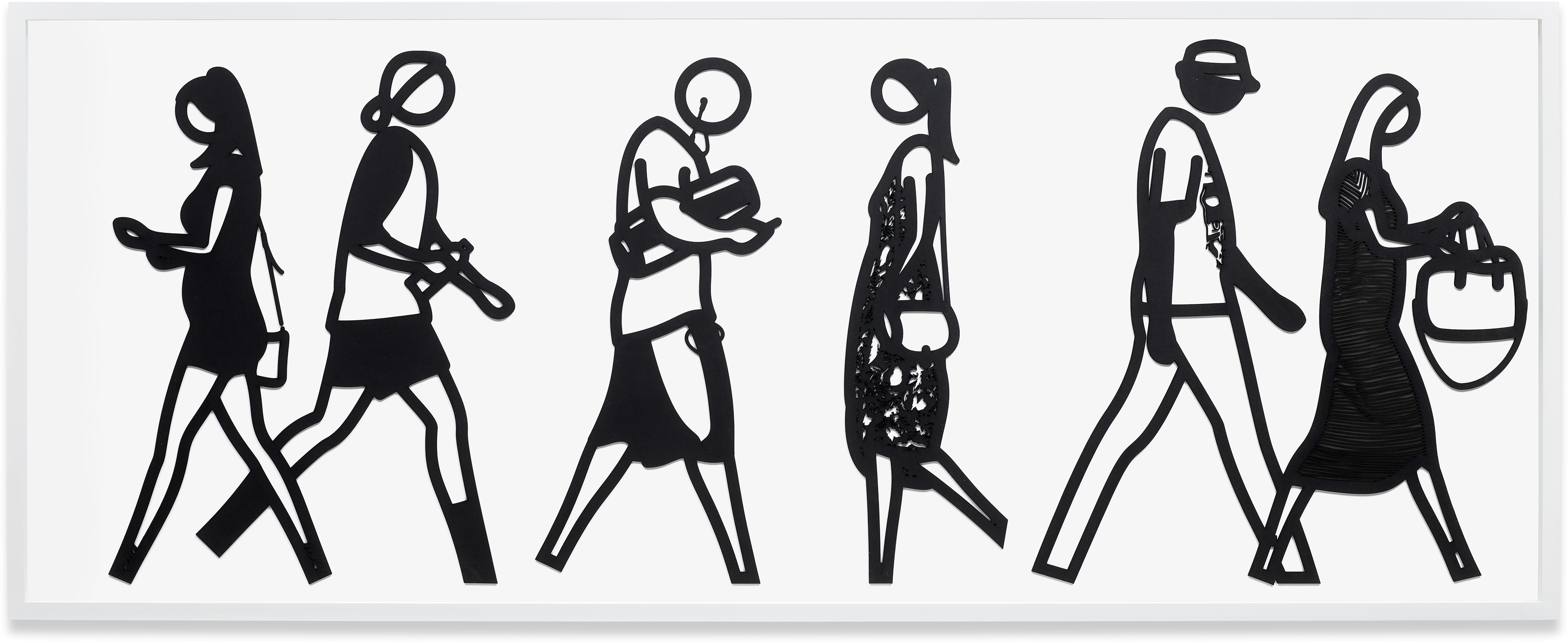 Julian Opie — Walking in Melbourne 4, from Walking in Melbourne