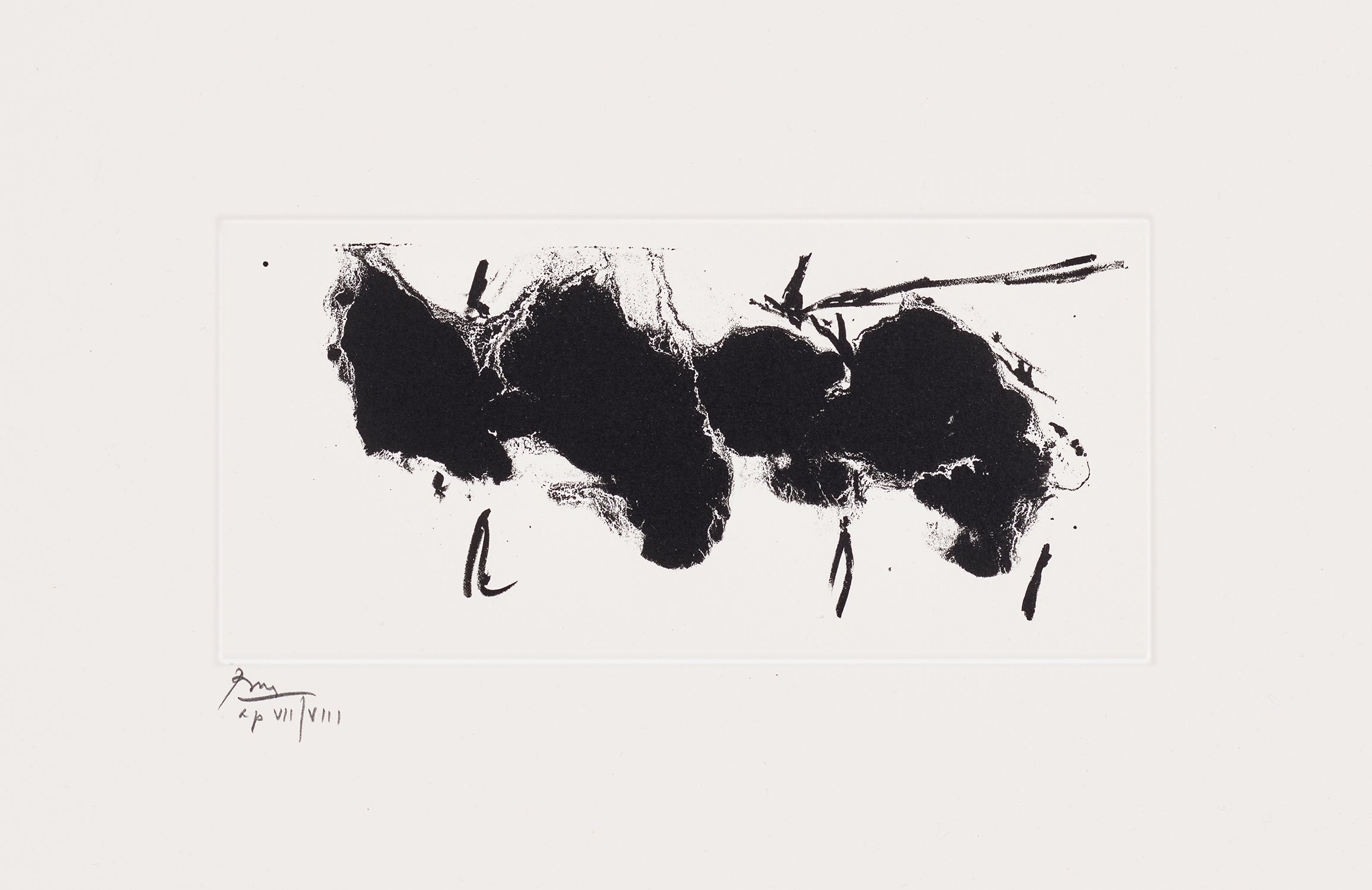 Automatism Elegy (State I White) (E. & B. 271)