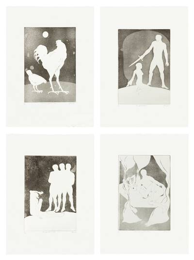 The Canterbury Tales I: three plates; and The Canterbury Tales II: thirteen plates