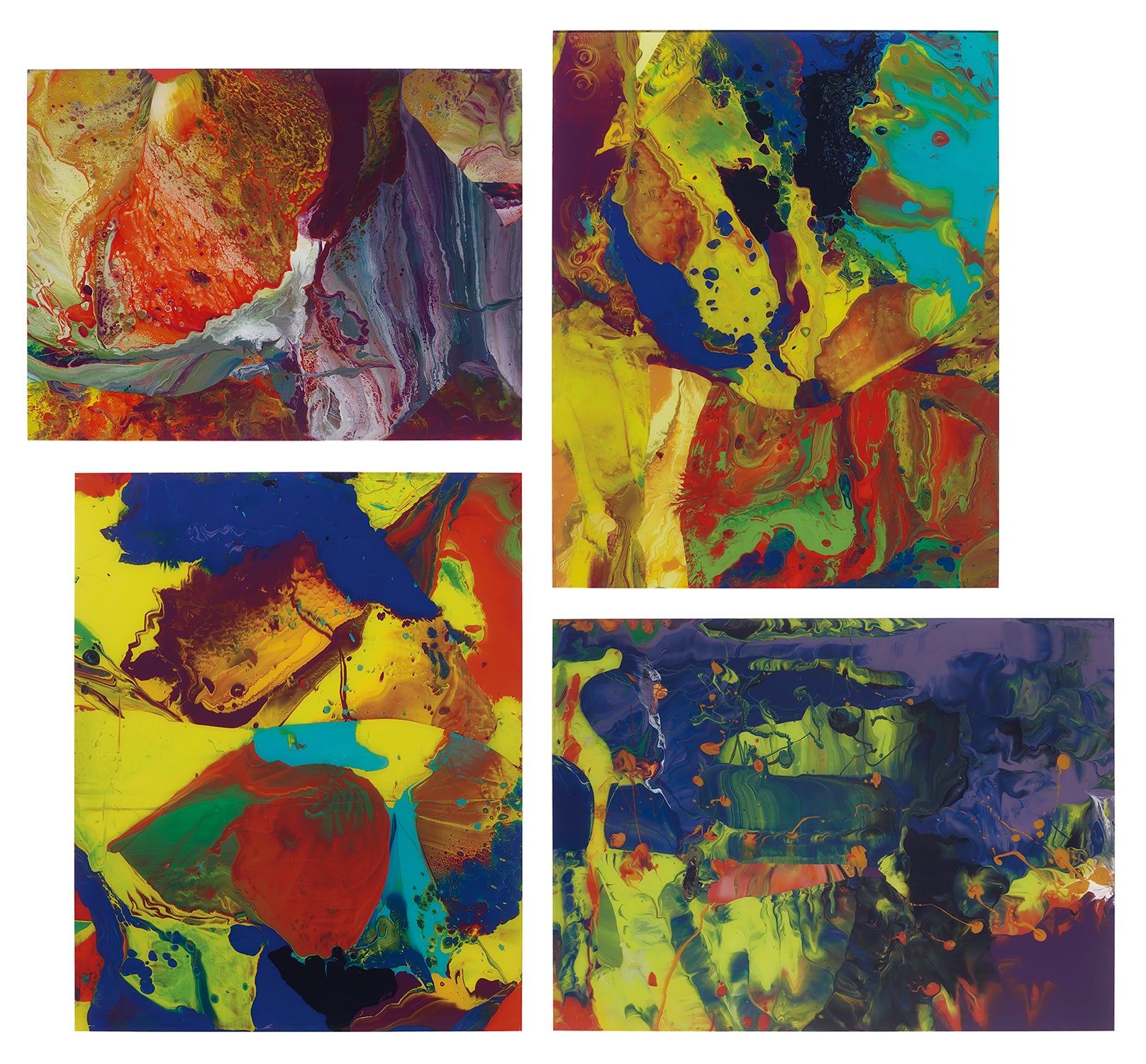 Gerhard Richter — Ifrit; Bagdad; Bagdad; and Aladin (P8-P11)