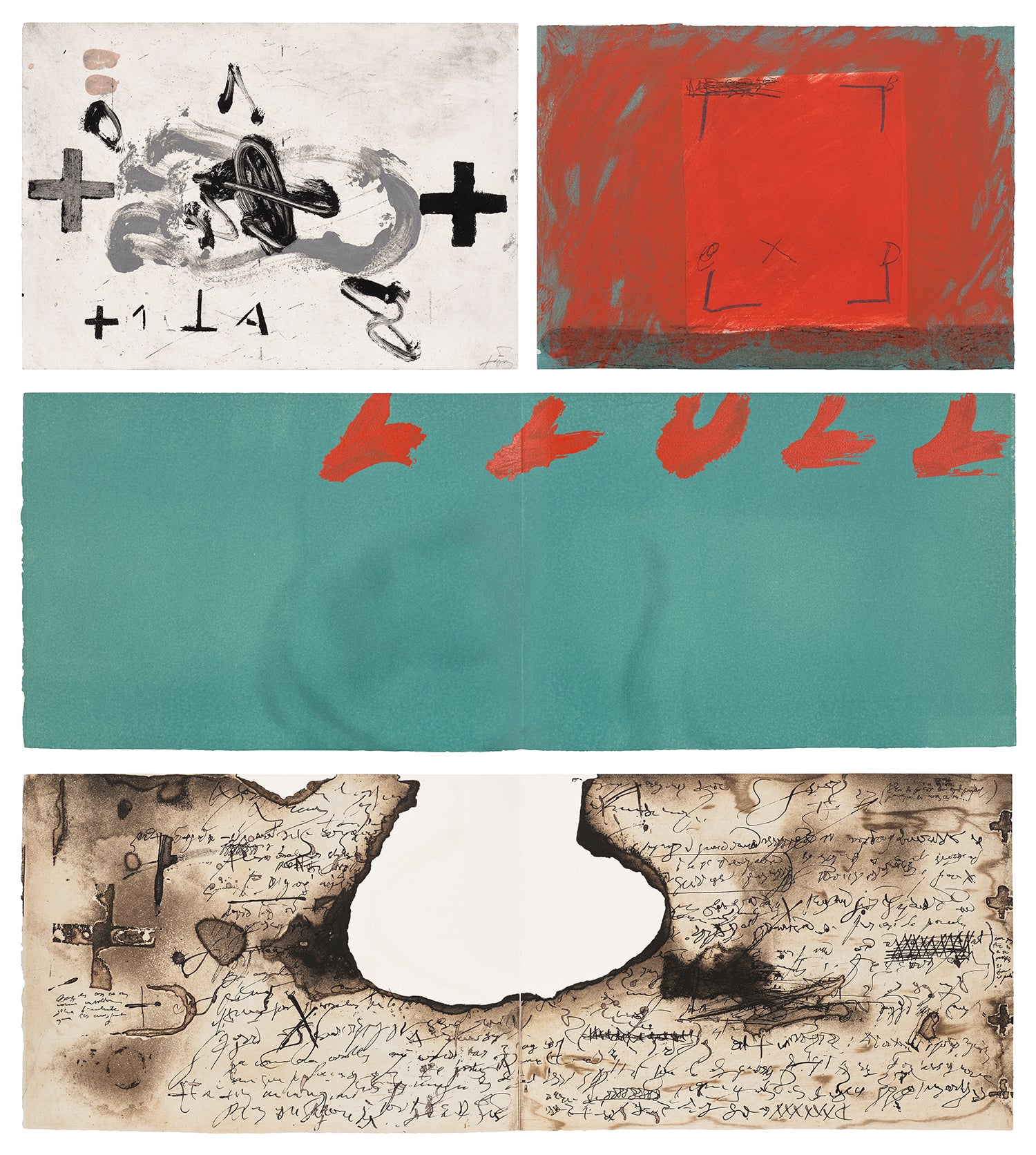 Antoni Tàpies — Llull~Tàpies (G. 1035-1059)