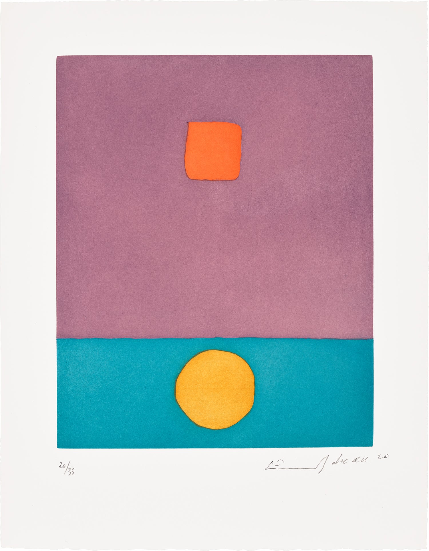 Etel Adnan — Le soleil a vécu (The Sun Has Lived)