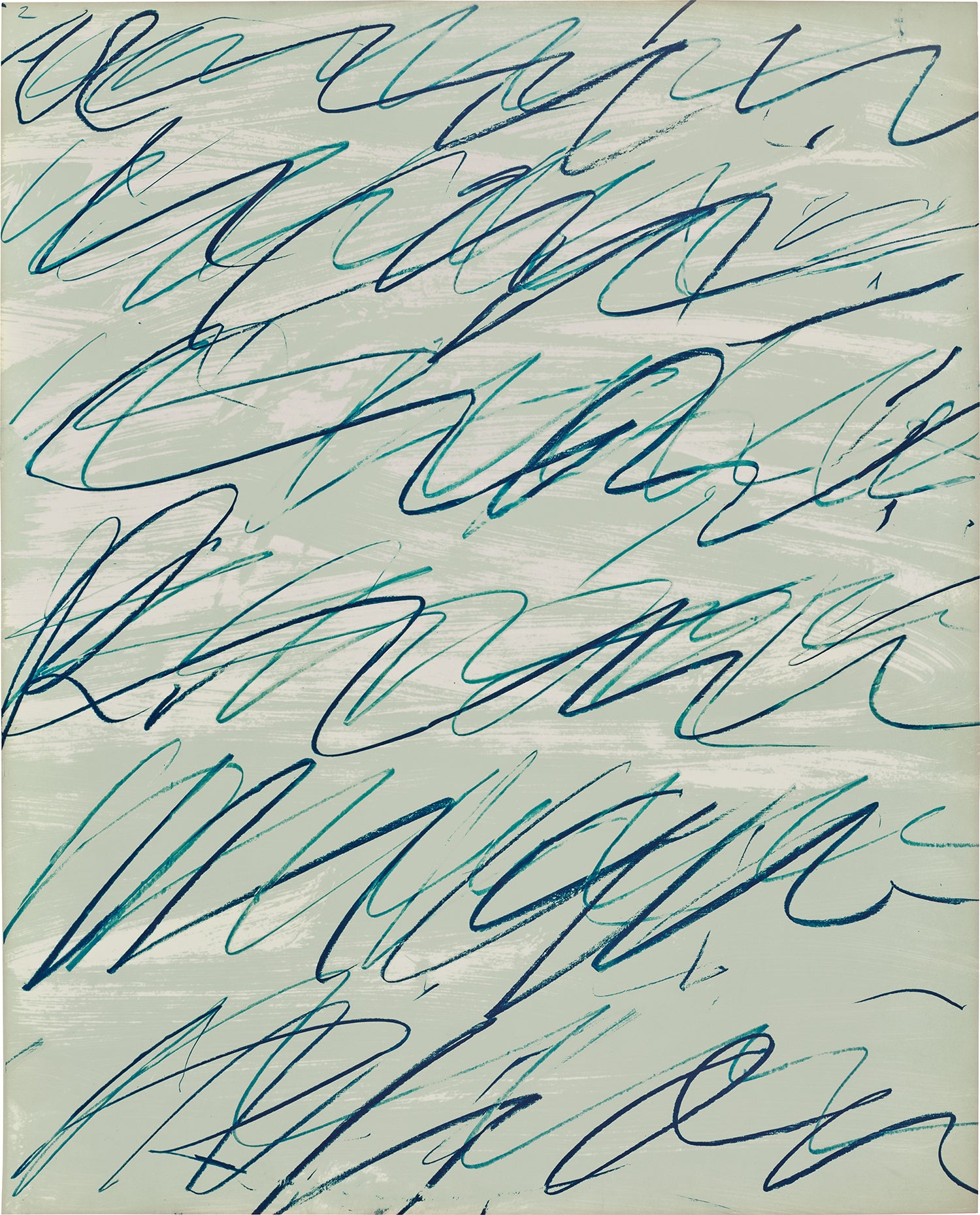 Cy Twombly — Roman Notes II, from Roman Notes (B. 22)