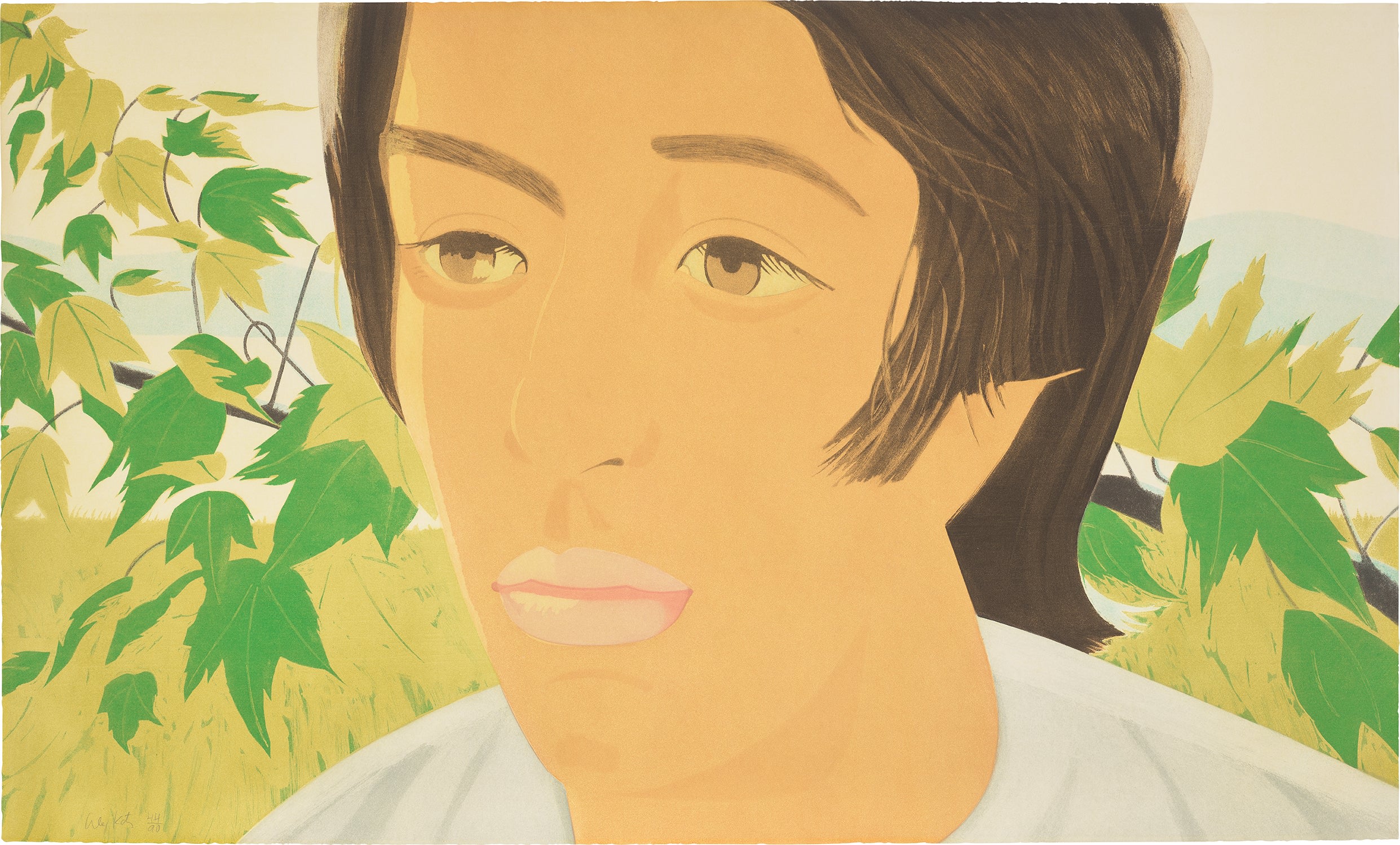 Alex Katz — Boy With Branch 1 (S. 78)