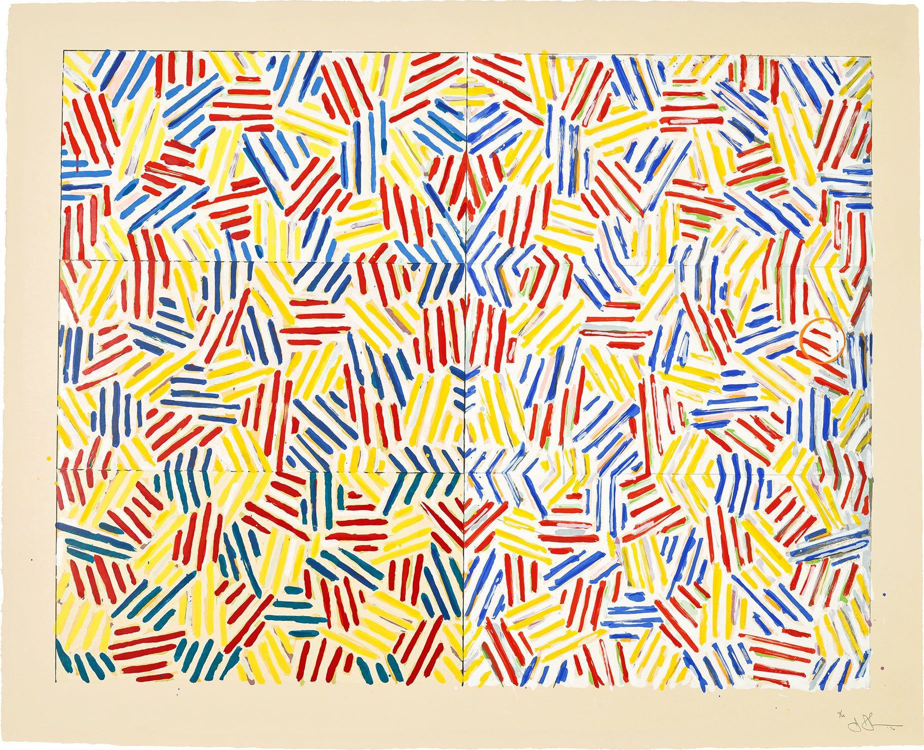 Jasper Johns — Corpse and Mirror (U.L.A.E. 169)