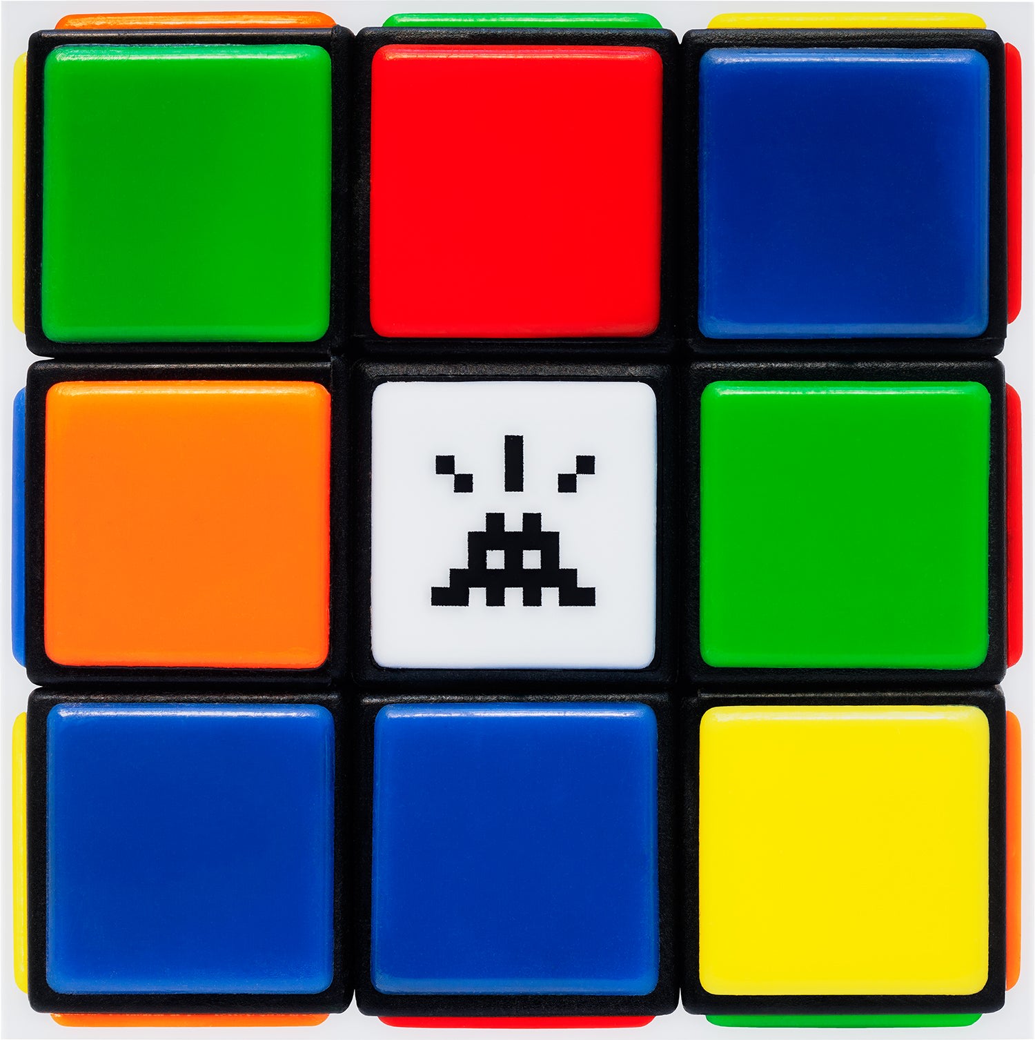 Invader — Invaded Cube, from Rubikcubism (NVDR1-1)