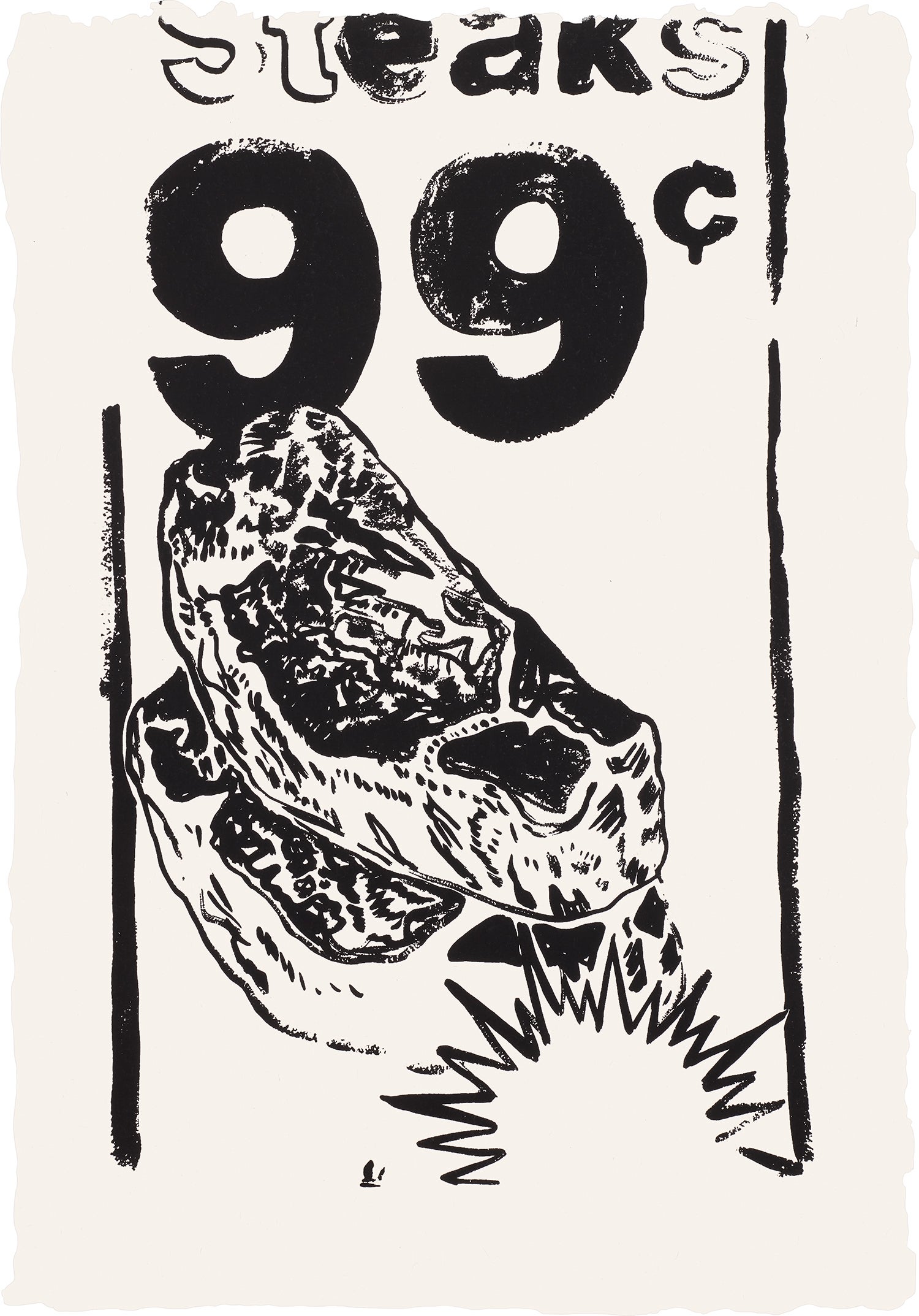 Andy Warhol — Steaks 99¢ (F. & S. IIIA.68)