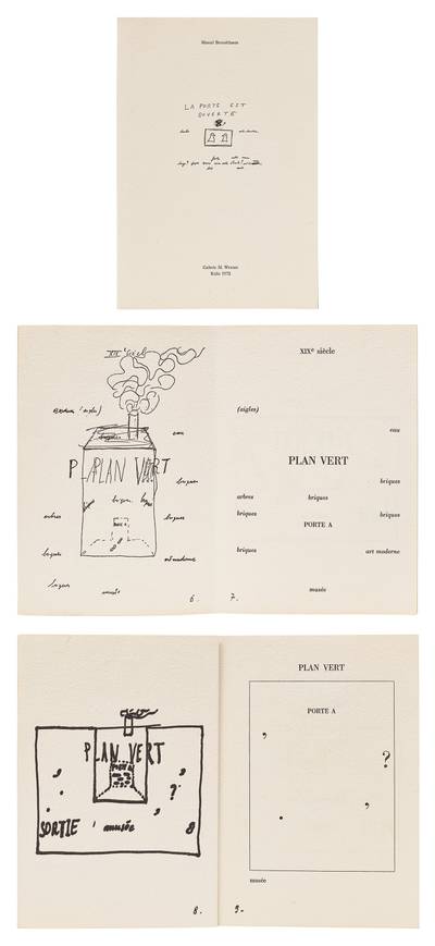 PLAN VERT. La porte est ouverte (GREEN PLAN. The Door is Open) (V. 36)