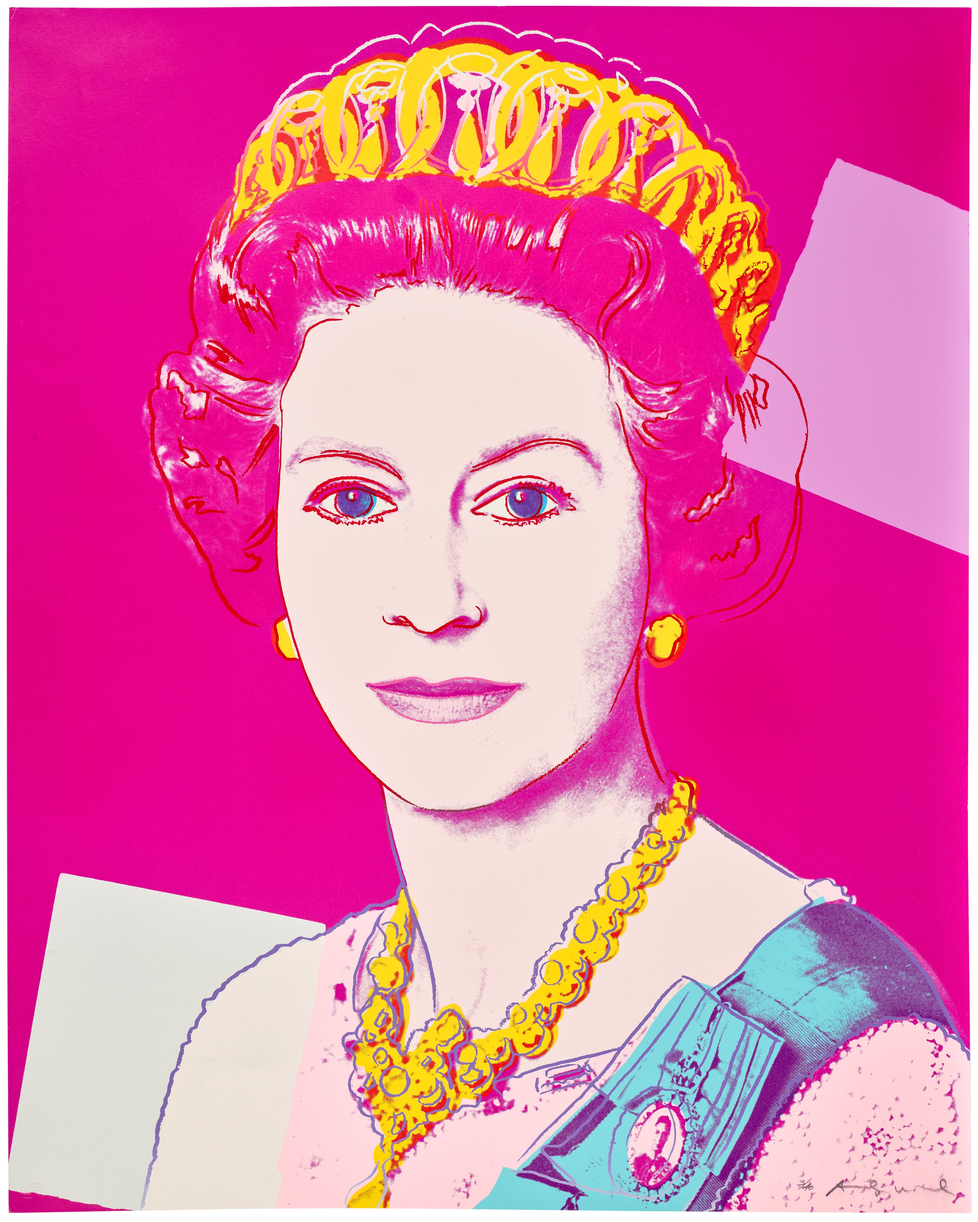 Andy Warhol — Queen Elizabeth II, from Reigning Queens