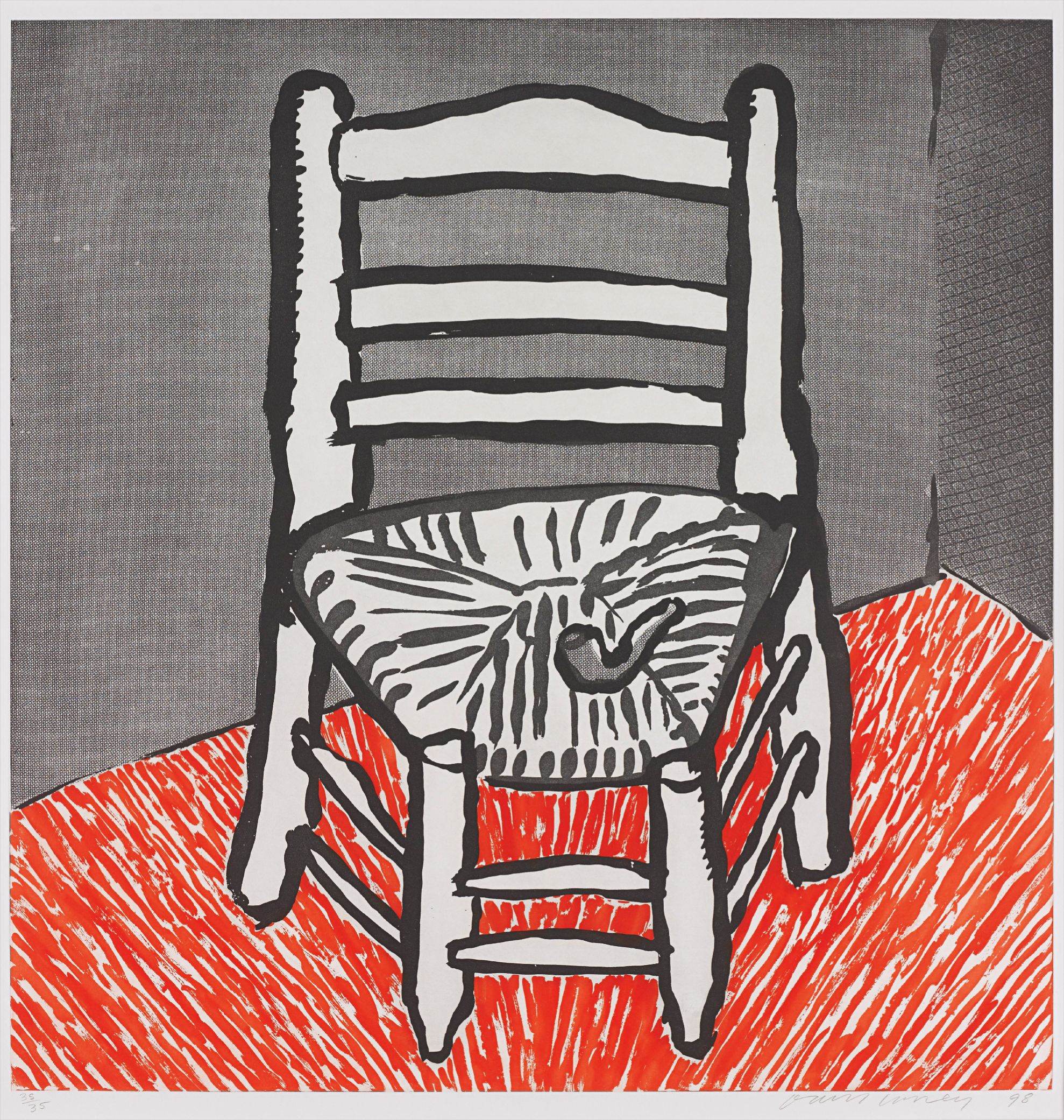 David Hockney — Van Gogh Chair (White)