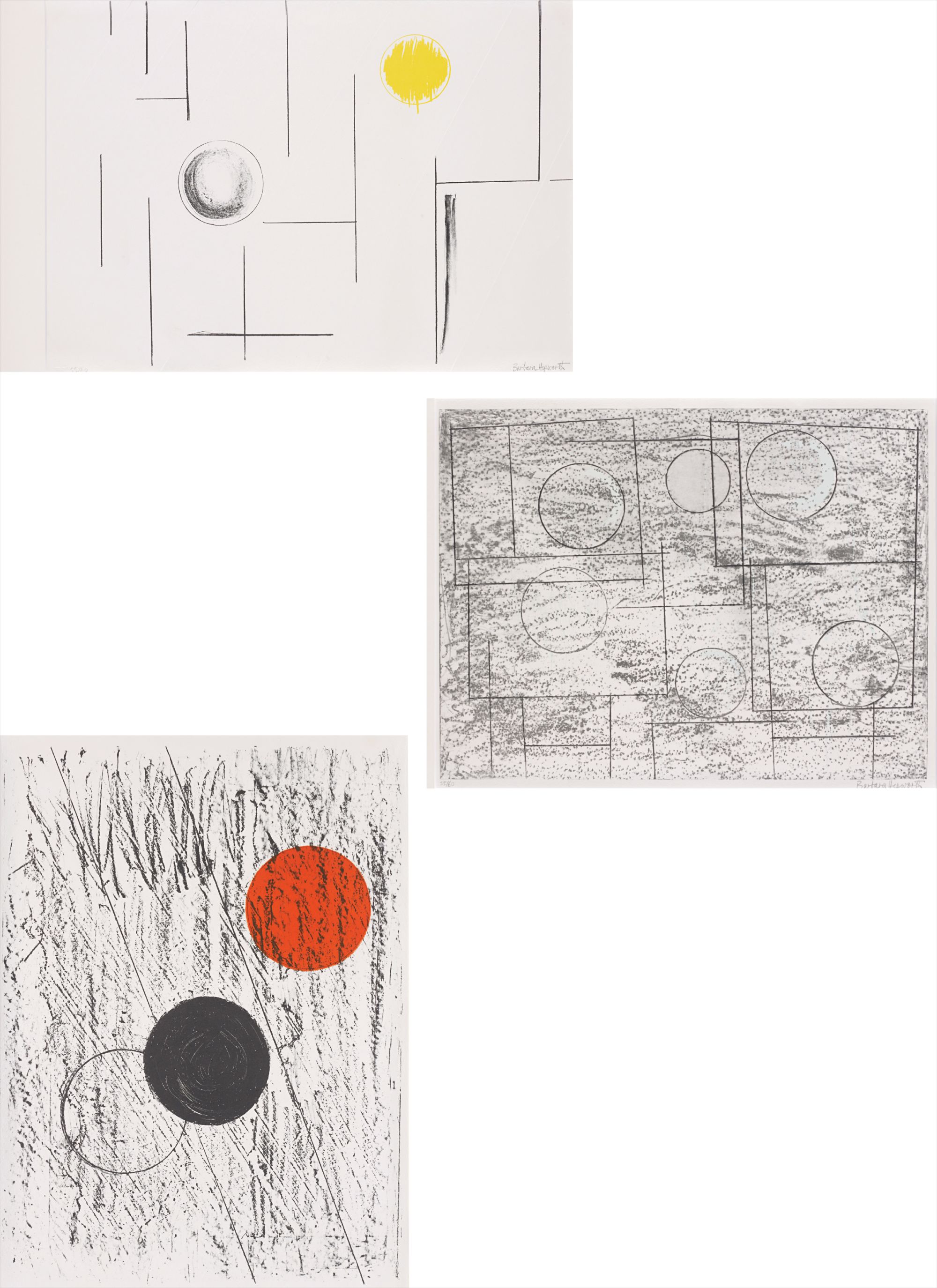 Sea Forms; Squares and Circles; Sun and Moon