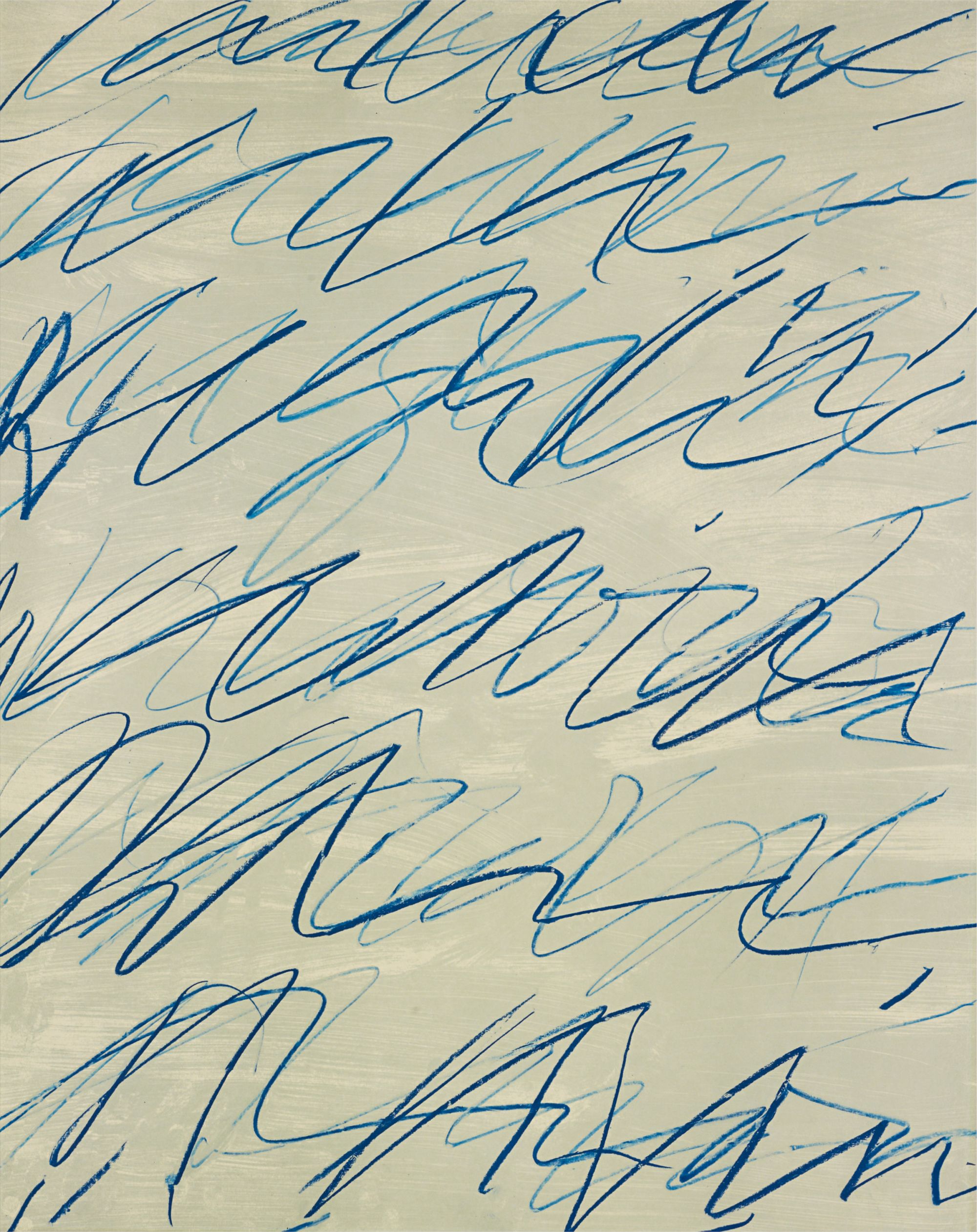 Cy Twombly — Roman Notes: plate I