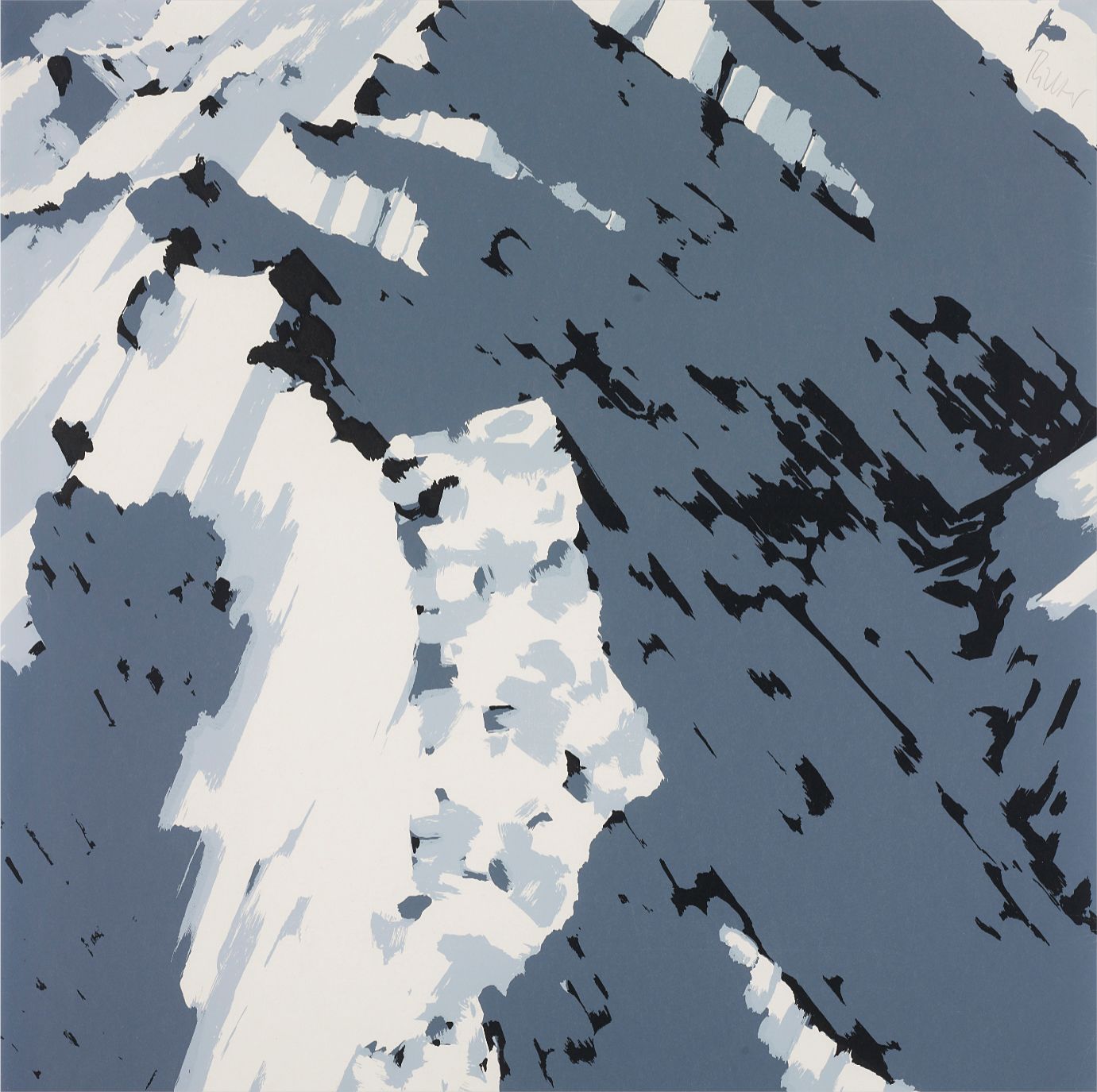Gerhard Richter — Schweizer Alpen I: A2