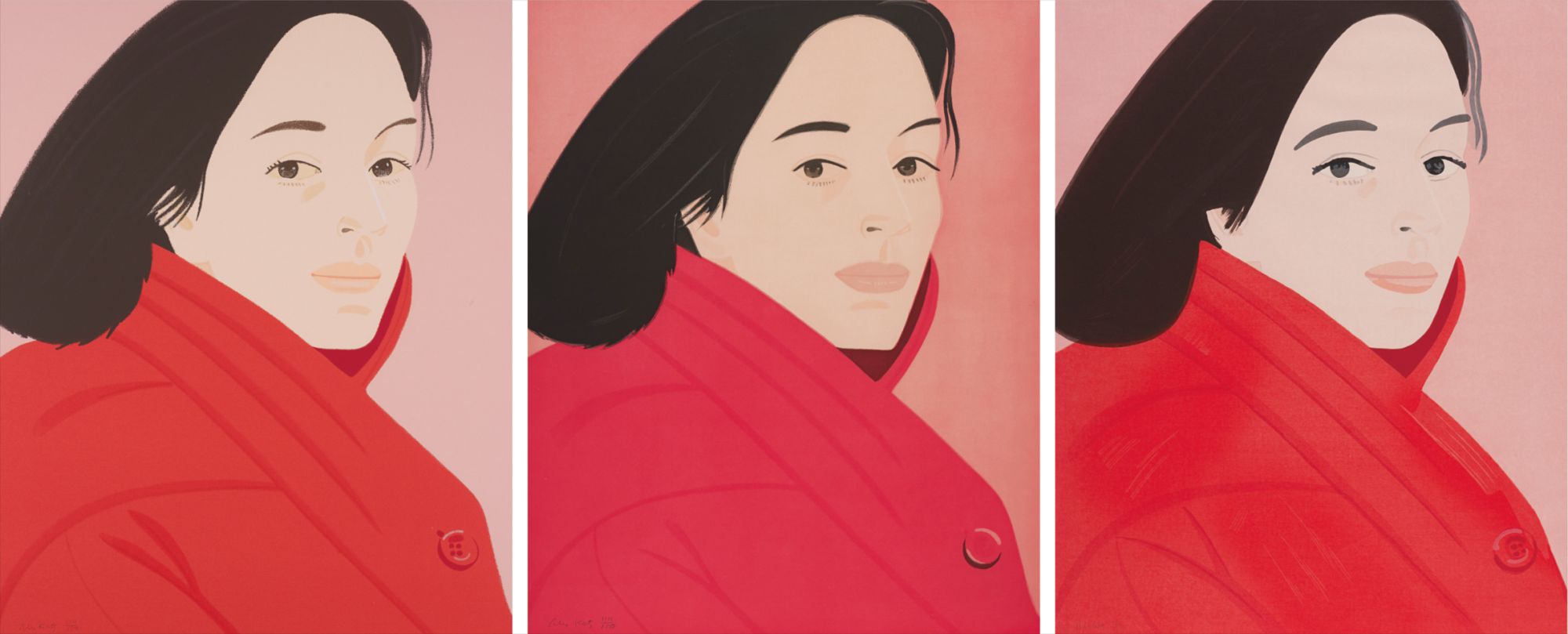 Alex Katz — Brisk Day I; II; and III