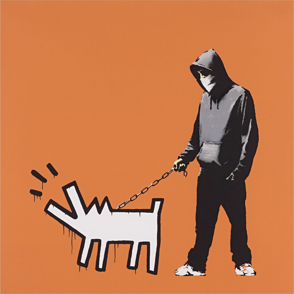 Banksy — Choose Your Weapon (Dark Orange)