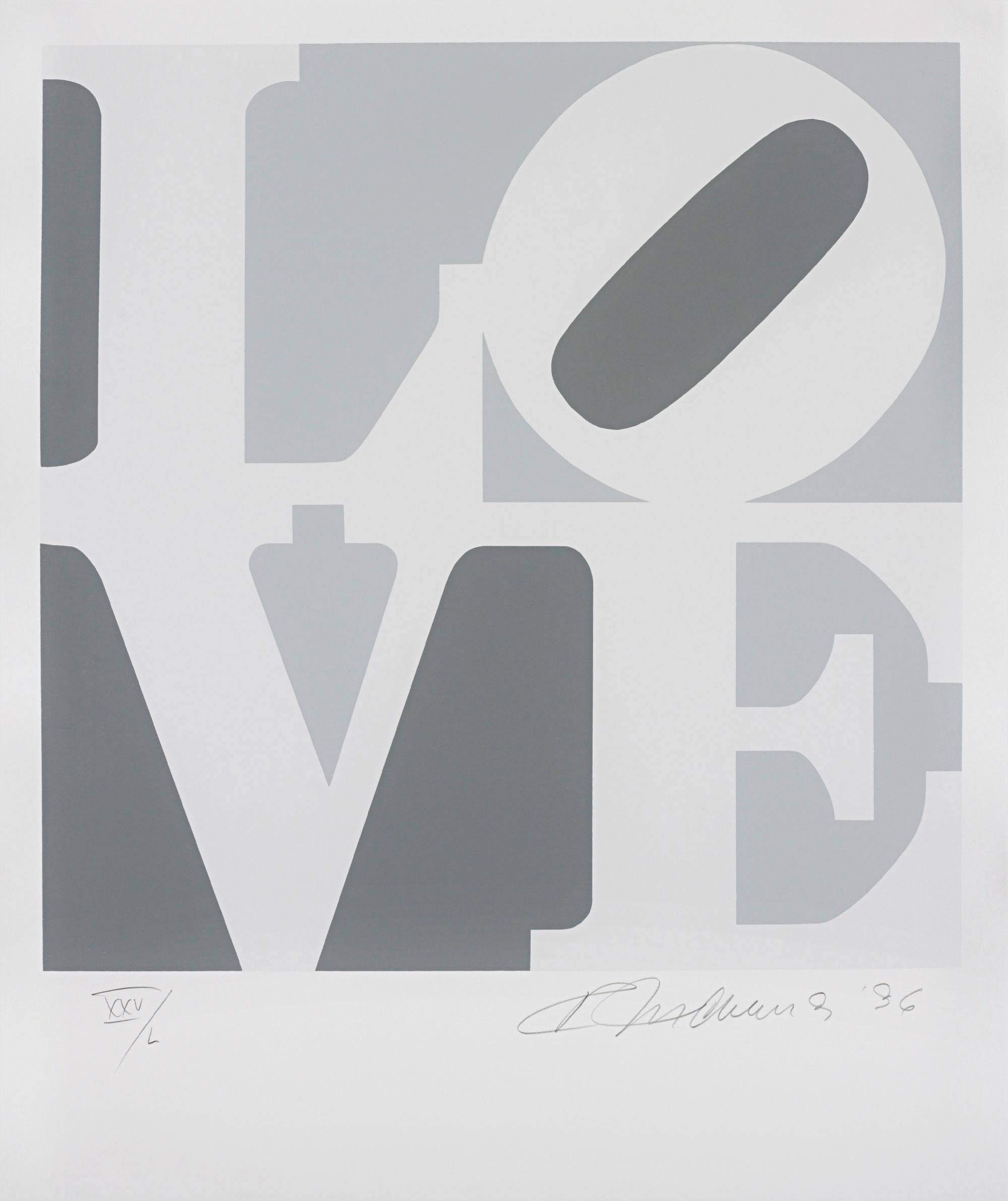 Robert Indiana — Love, from Book of Love
