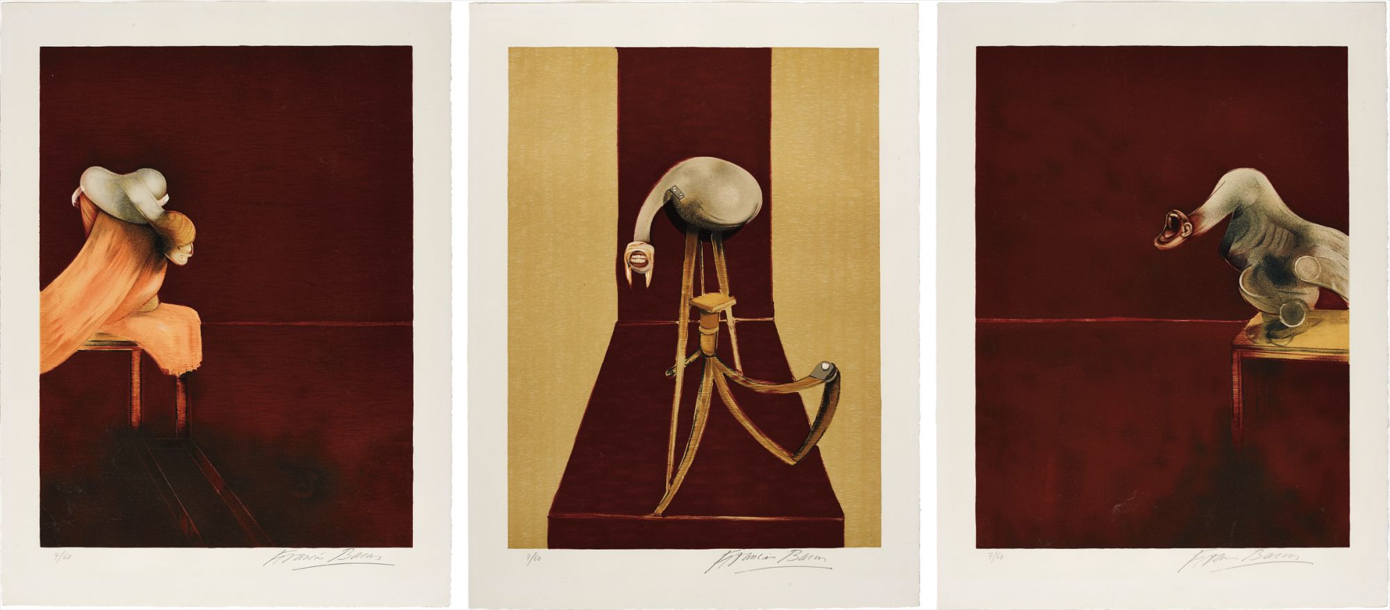 Francis Bacon — Deuxième version du triptyque 1944 (Second Version of the Triptych 1944)