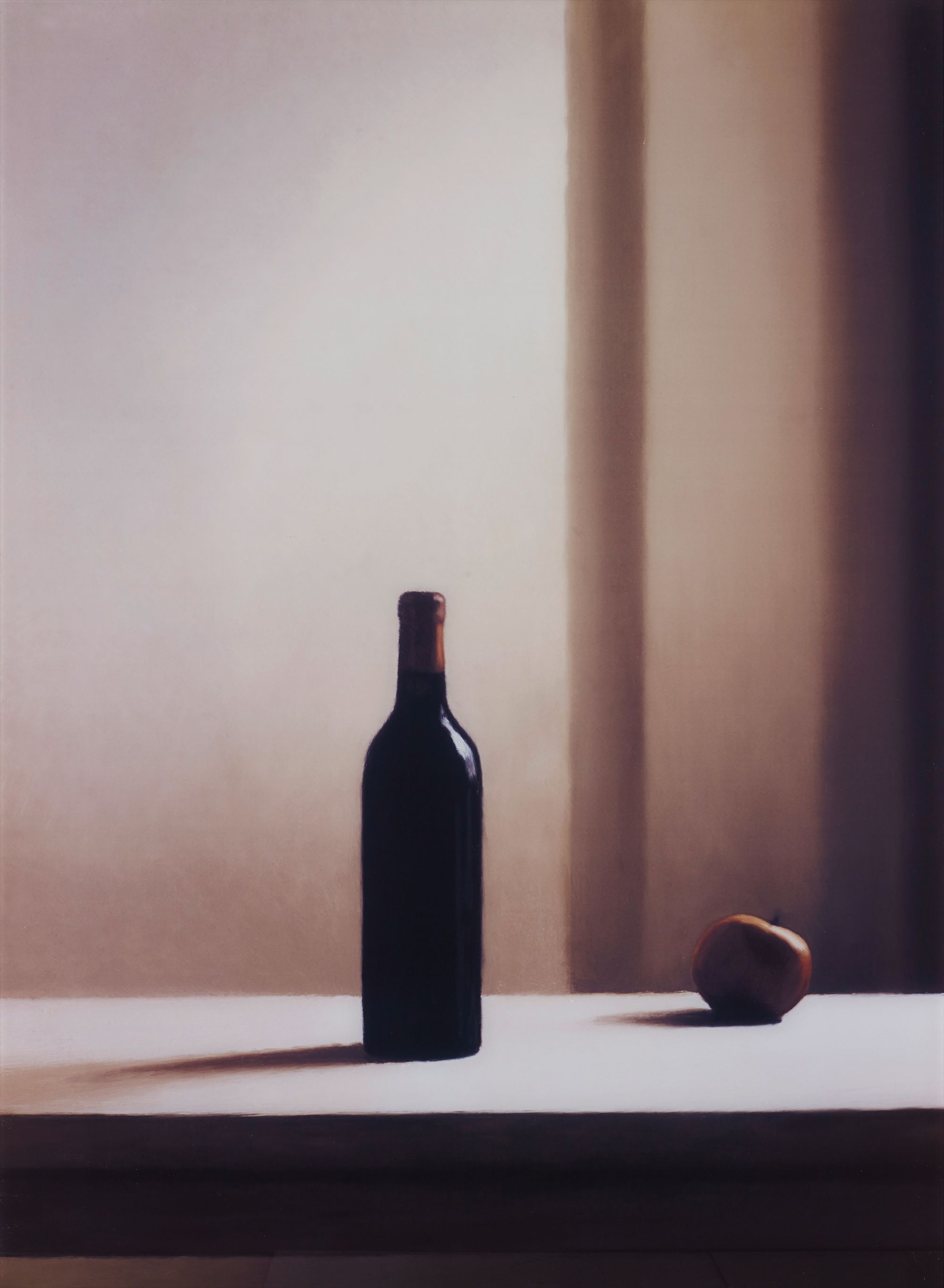 Gerhard Richter — Flasche mit Apfel (Bottle with Apple)