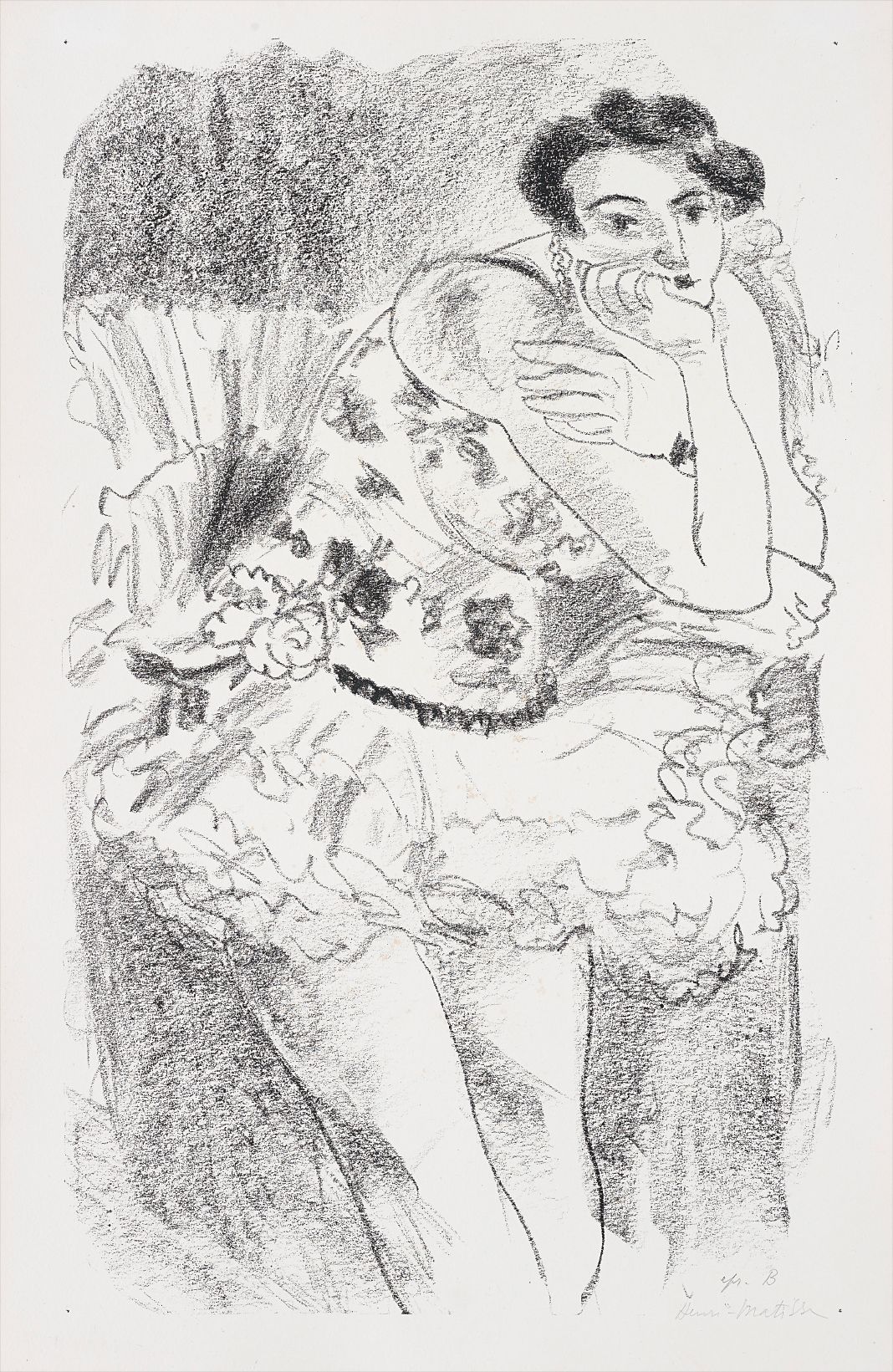 Henri Matisse — Danseuse debout, acoudée, from Dix Danseuses (Dancer standing acoudée, from Ten Dancers)