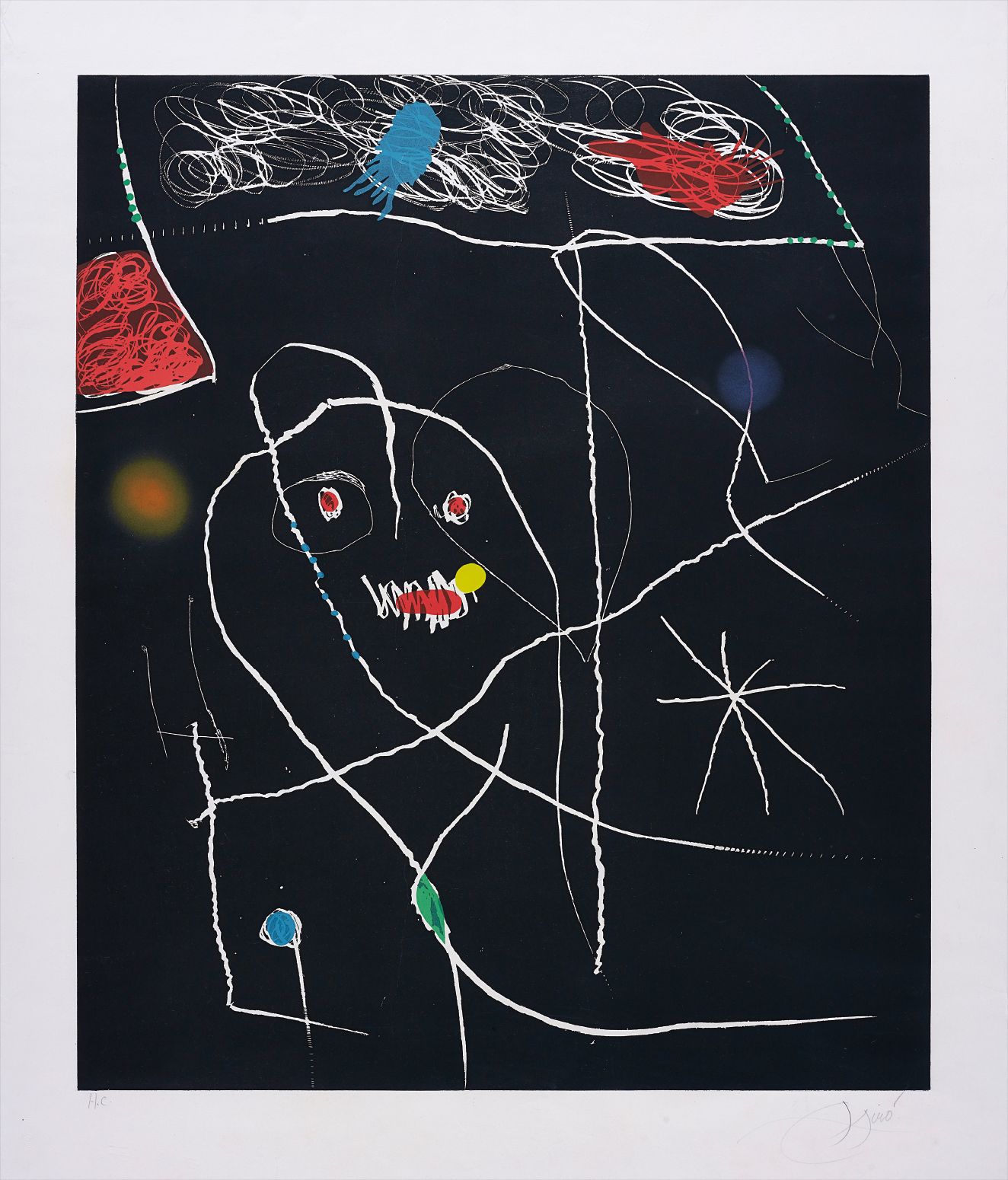 Joan Miró — El pi de formentor (The Pine of Formentor): plate 5