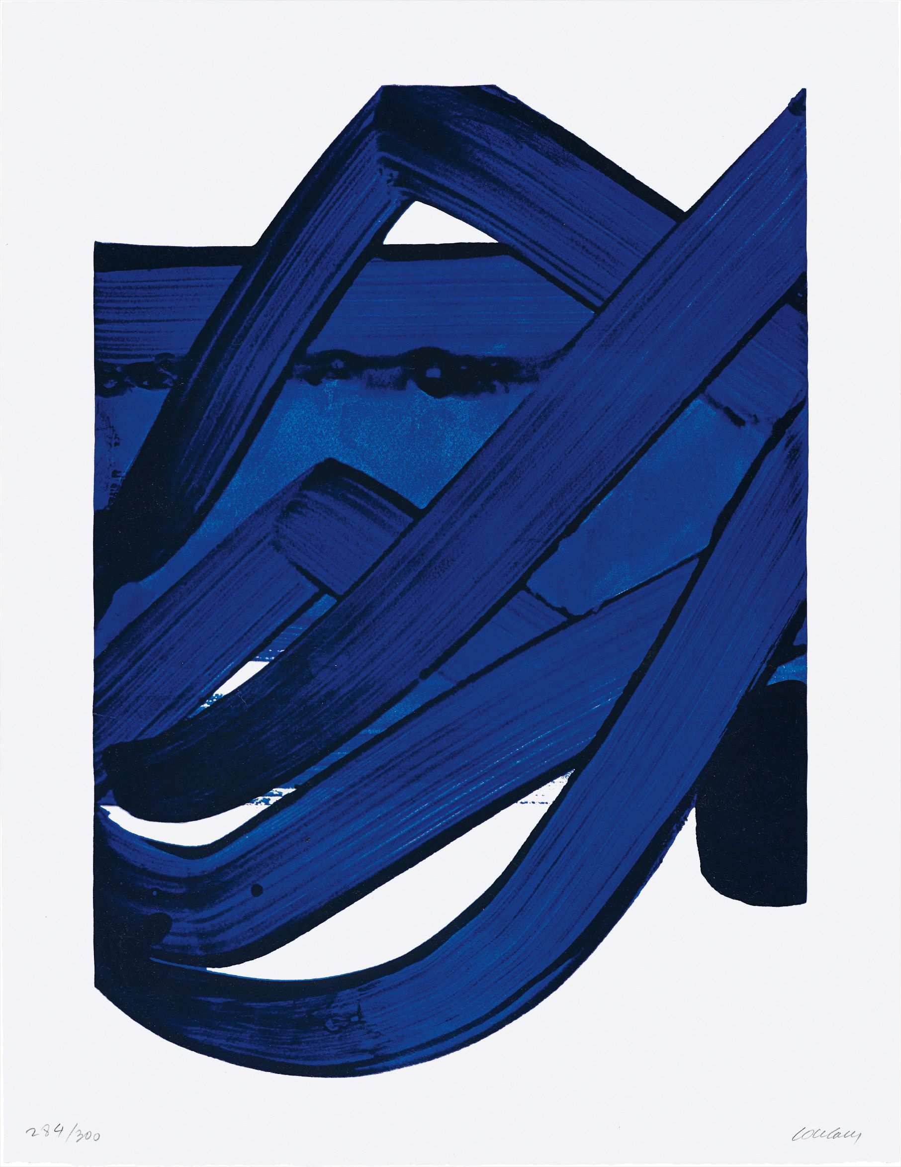 Pierre Soulages — Composition, from The Official Arts Portfolio of the XXIVth Olympiad, Seoul, Korea