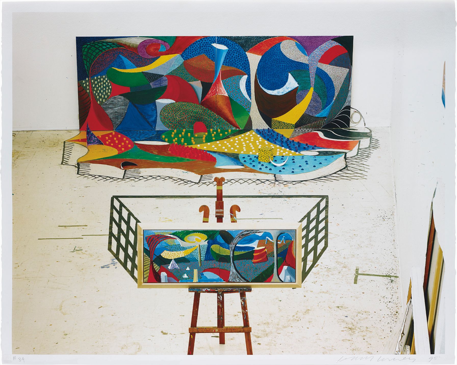 David Hockney — The Studio March 28th 1995