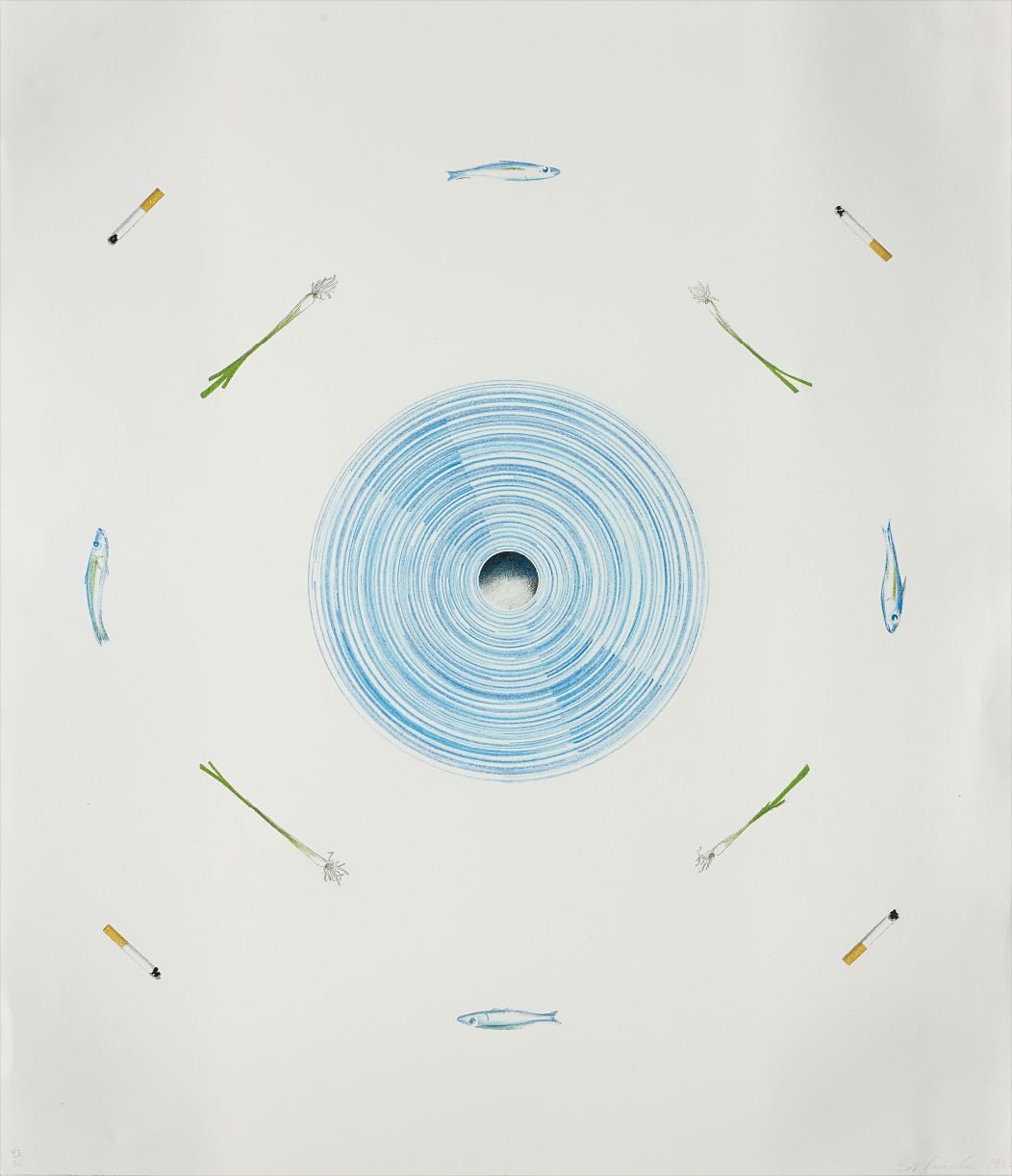 Ed Ruscha — The Fan and its Surroundings, from The Global Edition series