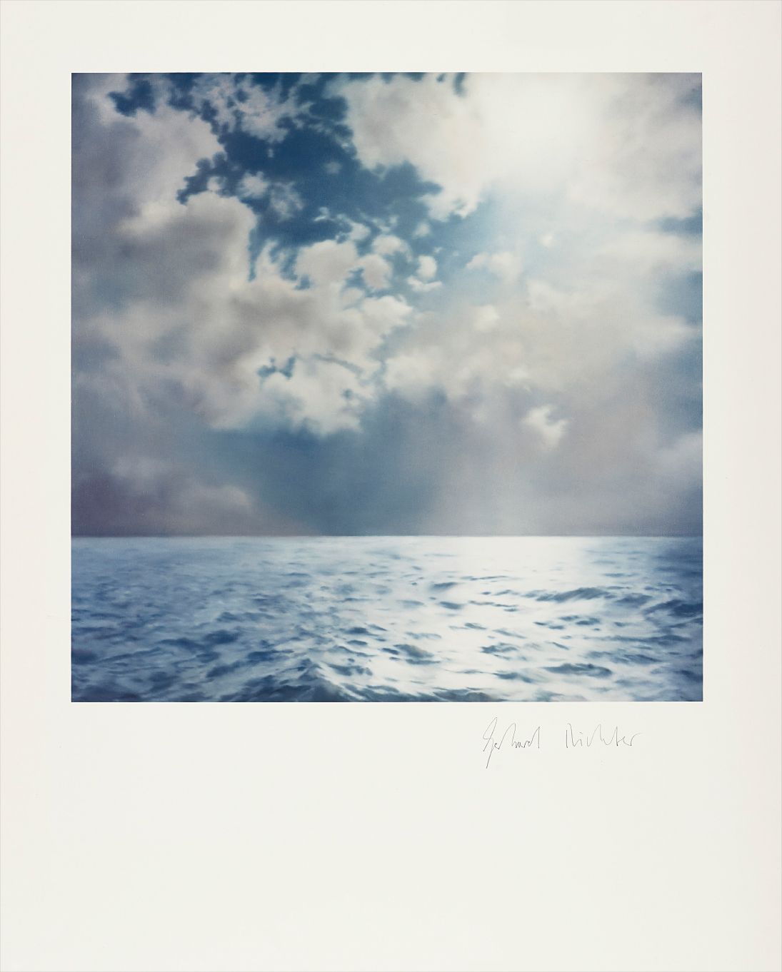 Gerhard Richter — Seestück (Gegenlicht) (Seascape [Backlight])