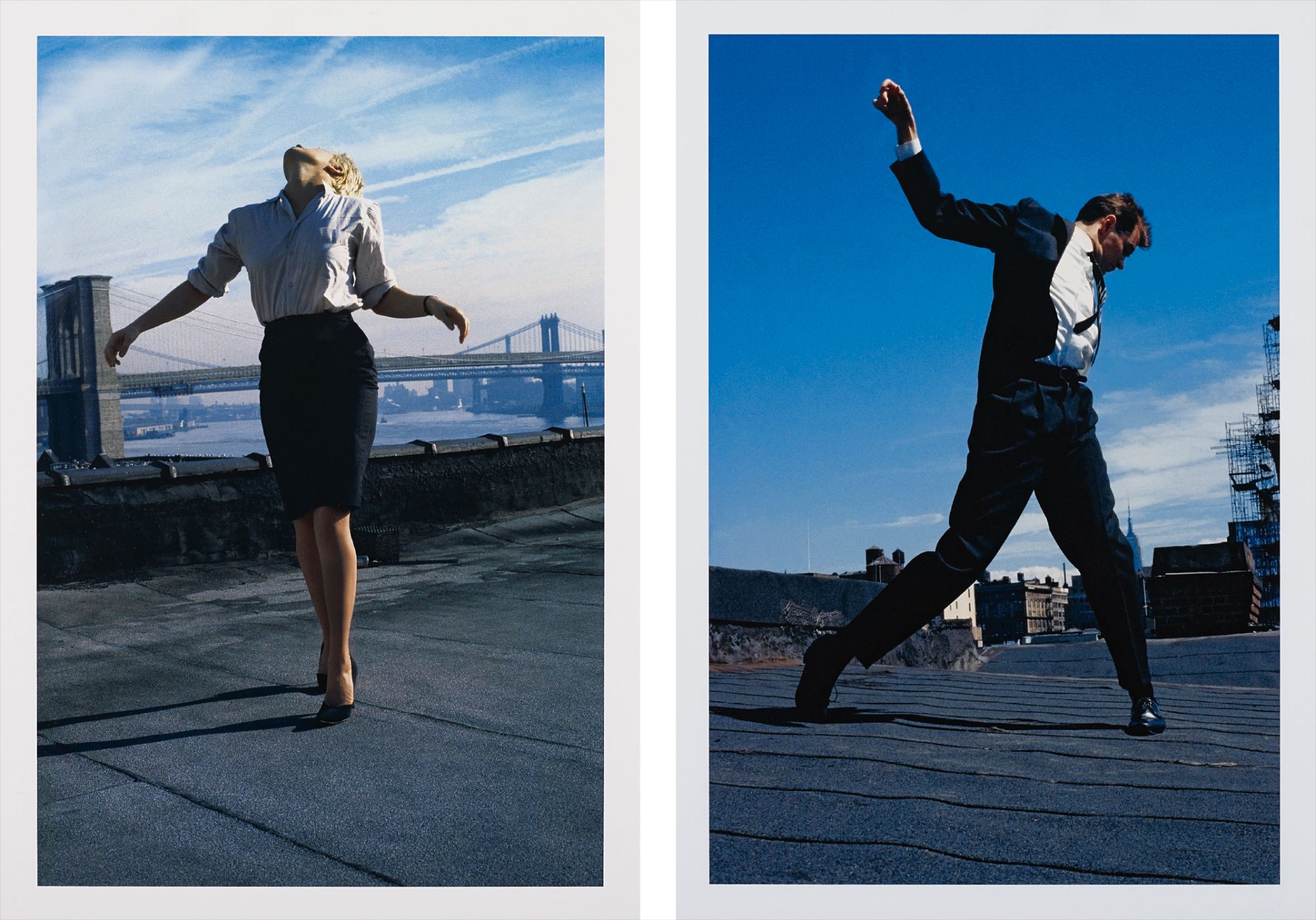 Robert Longo — Cindy and Eric, from Men in Cities