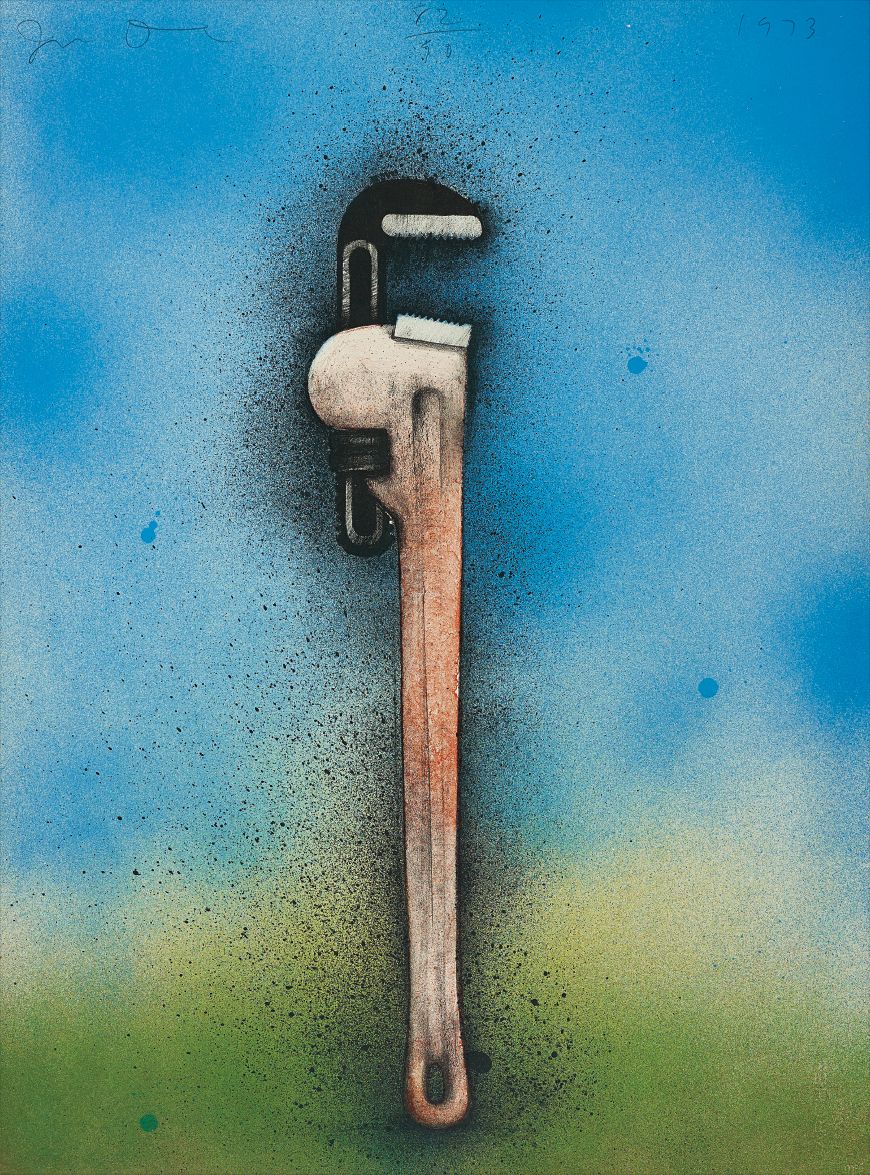 Jim Dine — Big Wrench in a Landscape, from Hommage à Picasso