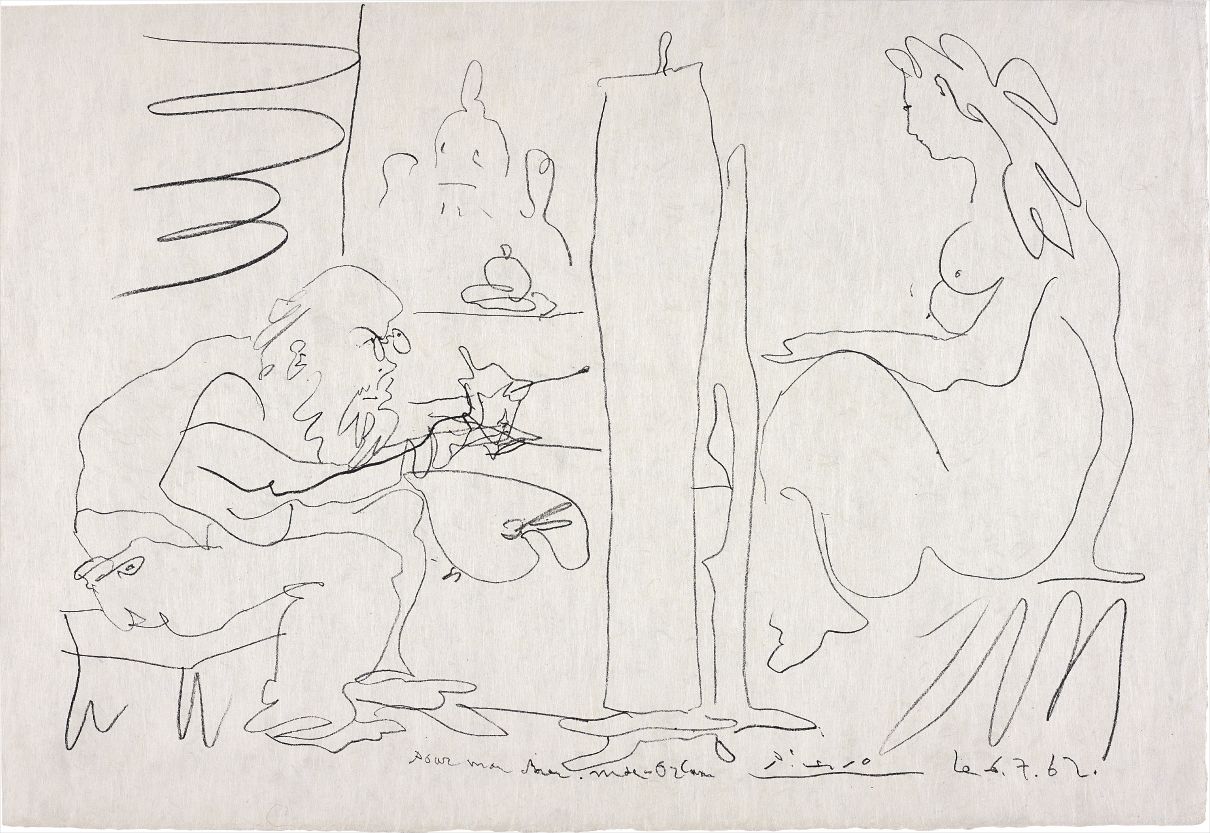 Pablo Picasso — Le Peintre et son modèle (The Painter and his Model)