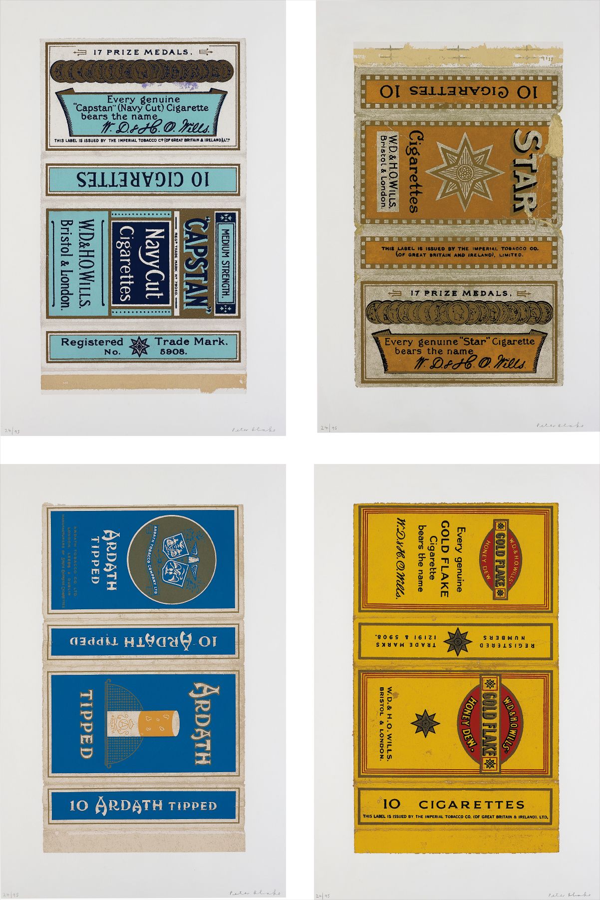 Fag Packets (Capstan, Star, Ardath and Gold Flake)