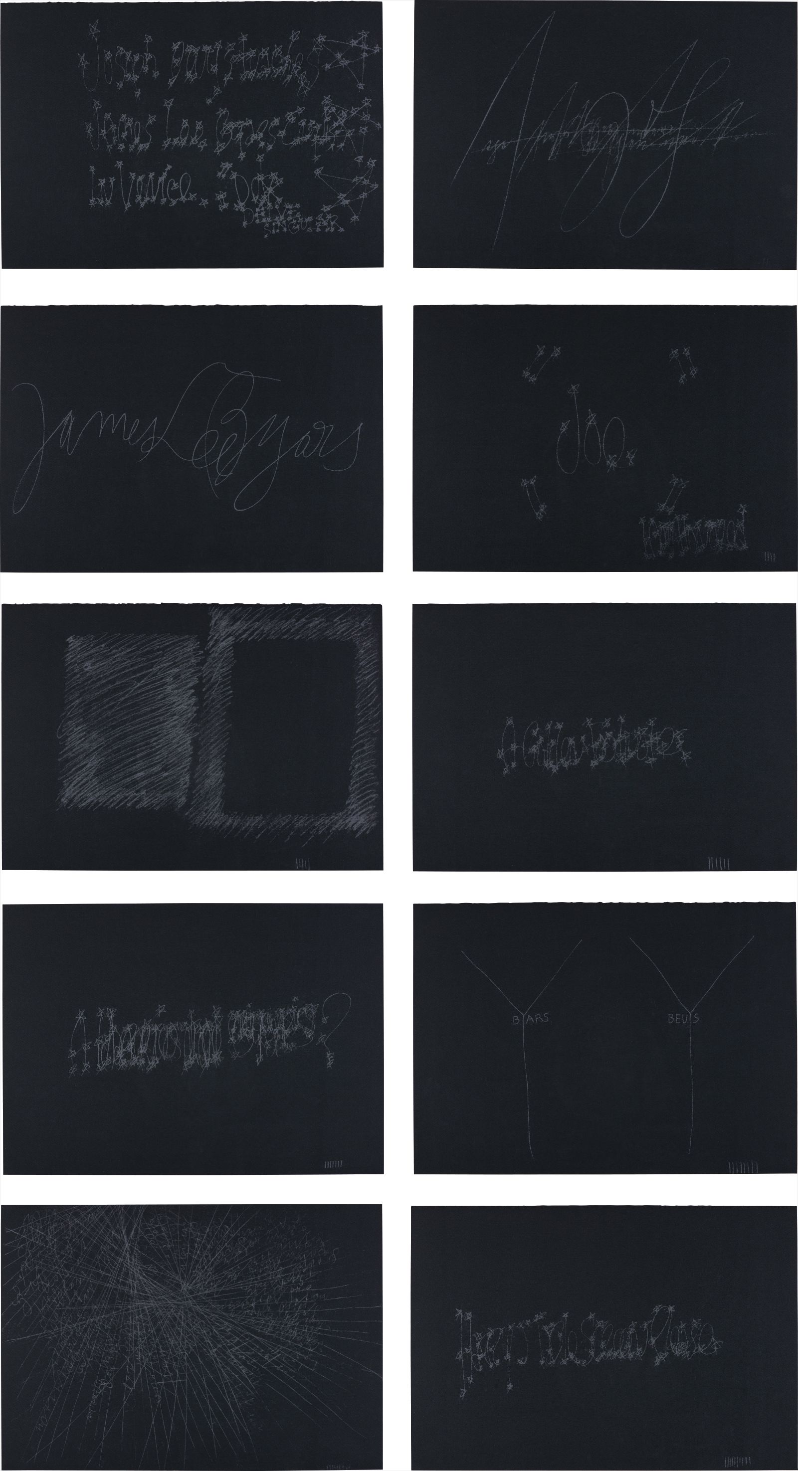 Joseph Beuys — Frammenti Veneziani (I-IIIIIIIIII)