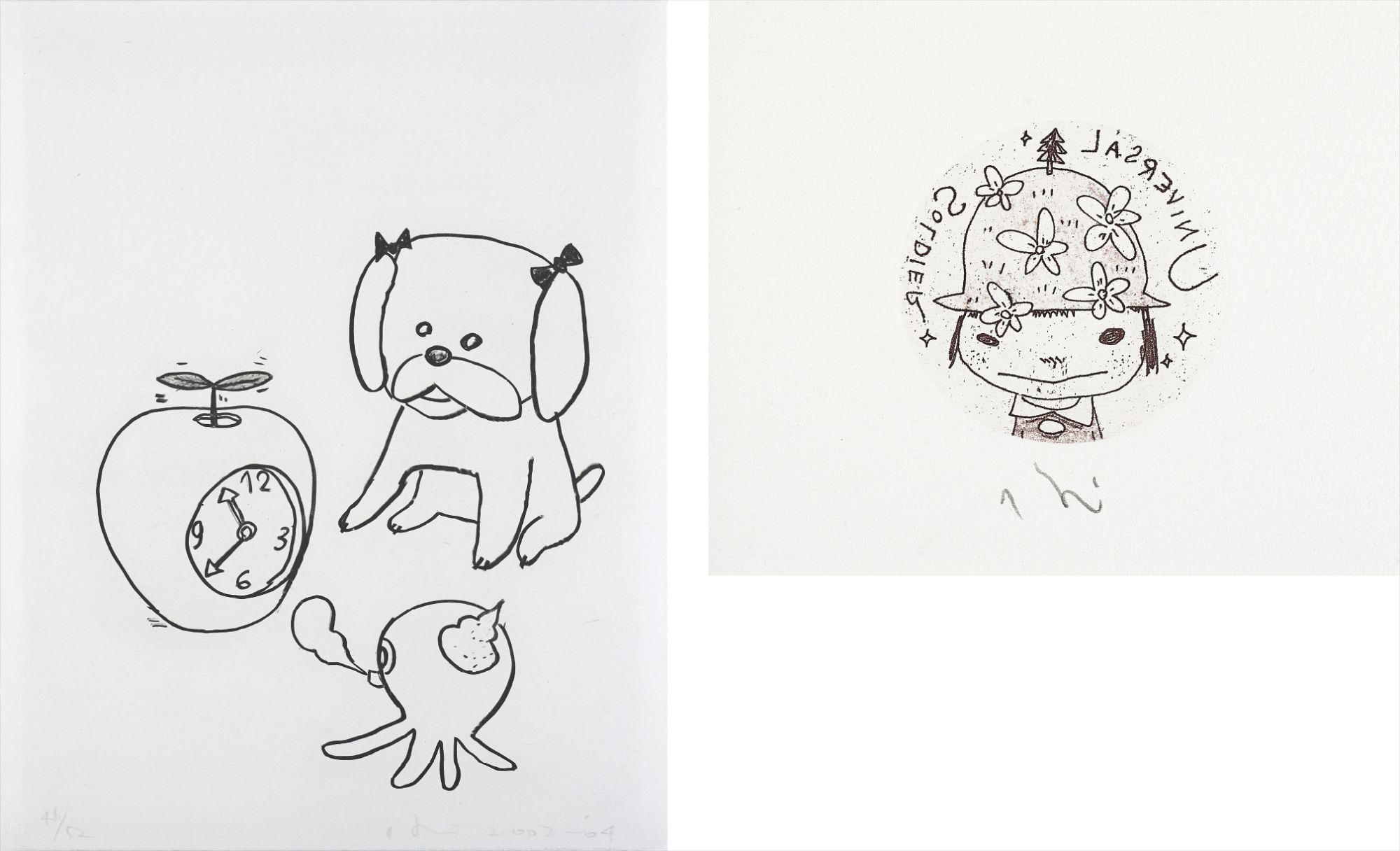 Yoshitomo Nara — Time Goes On; and Universal Soldier