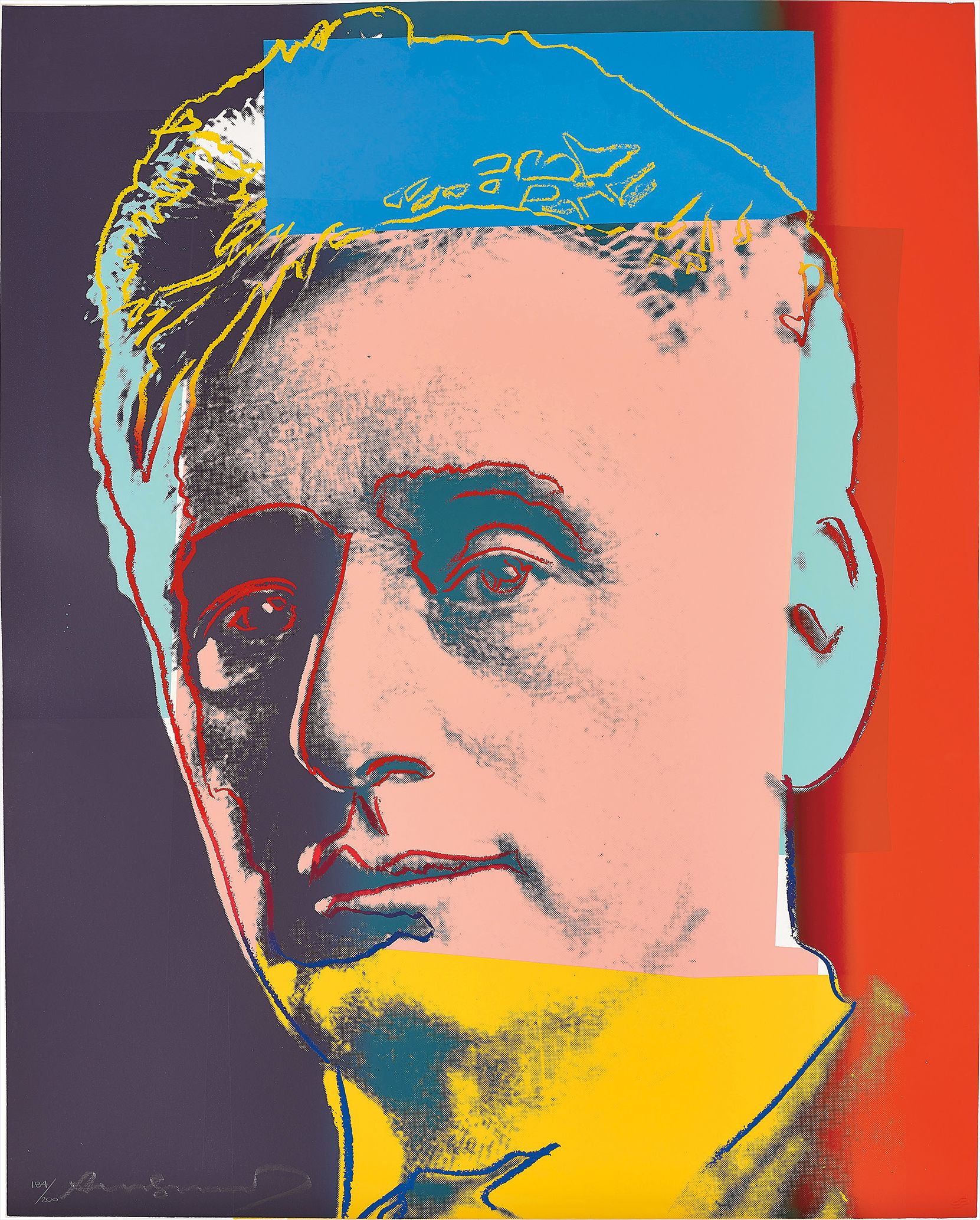 Andy Warhol — Louis Brandeis, from Ten Portraits of Jews of the Twentieth Century