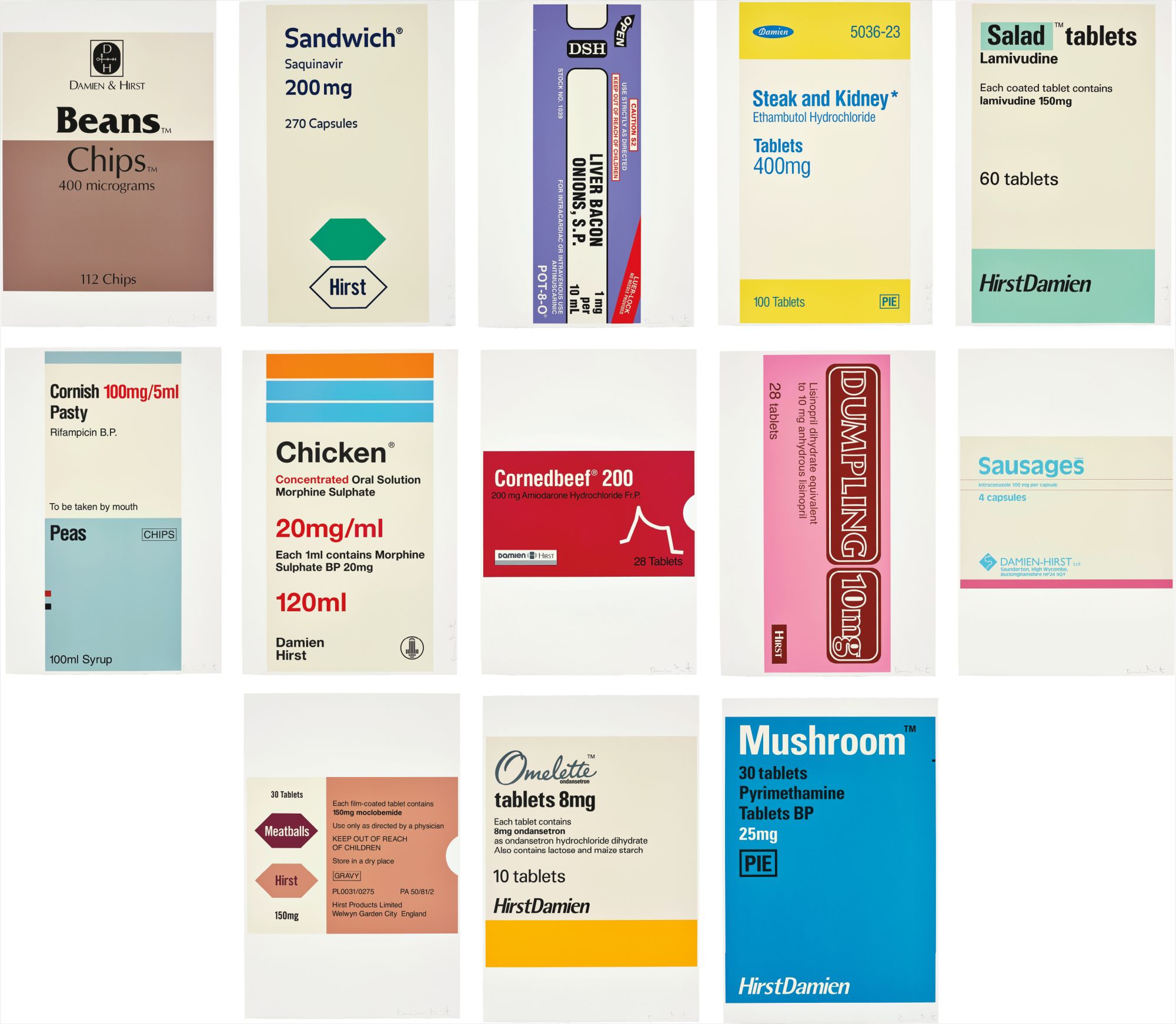 Damien Hirst — The Last Supper