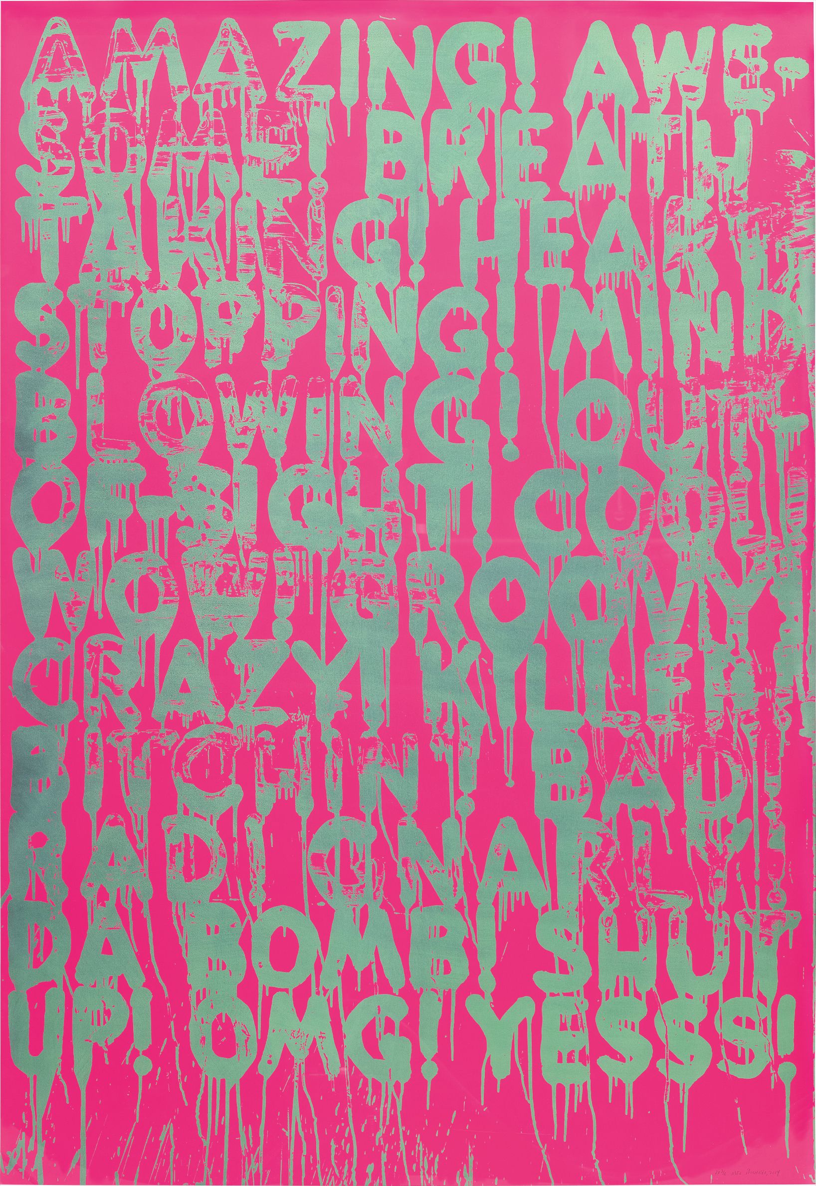 Mel Bochner — Amazing (inverse)