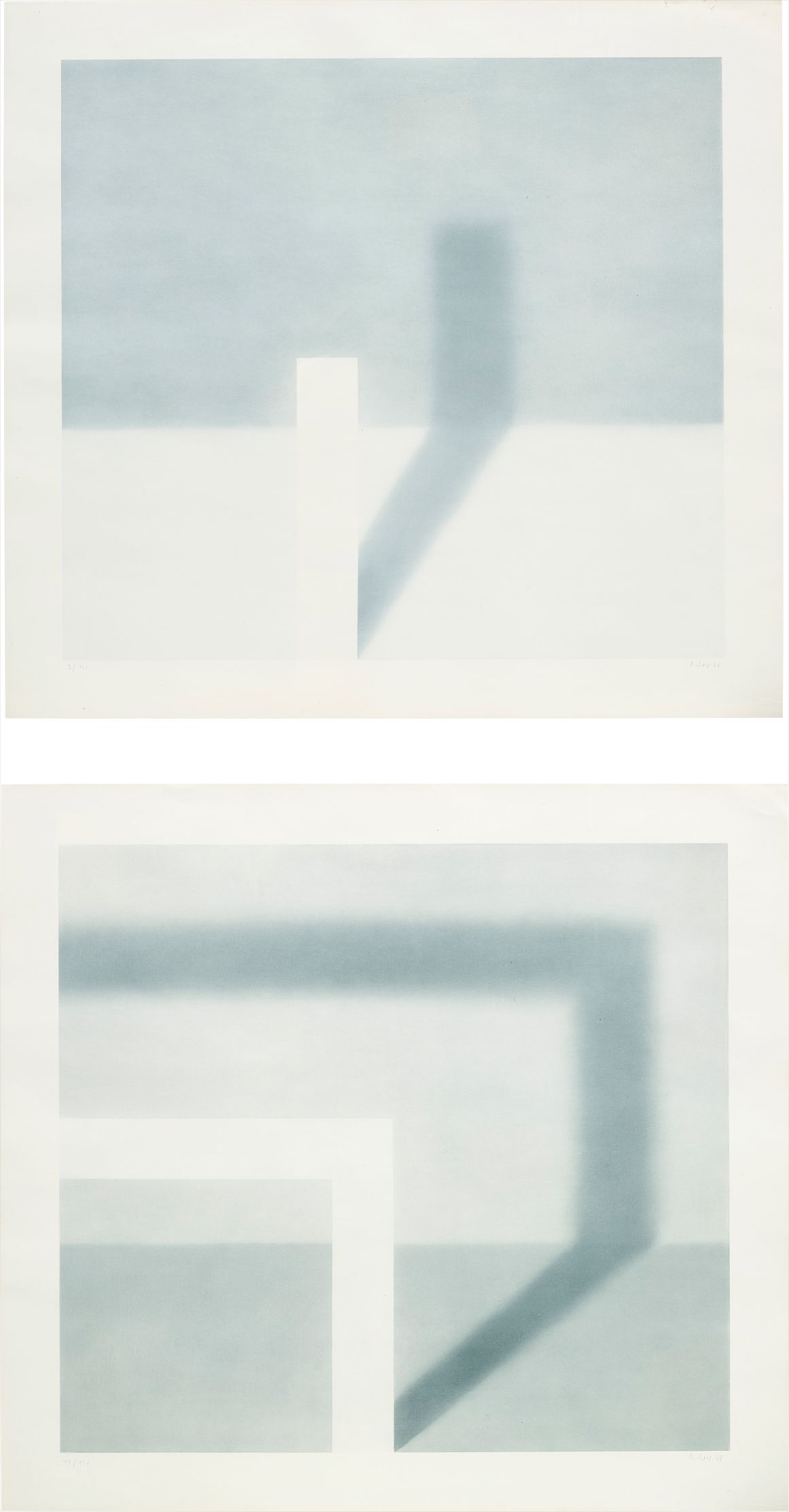 Gerhard Richter — Schattenbild I und II (Shadow Picture I and II)
