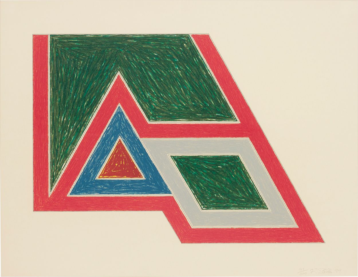 Frank Stella — Sanbornville, from Eccentric Polygons