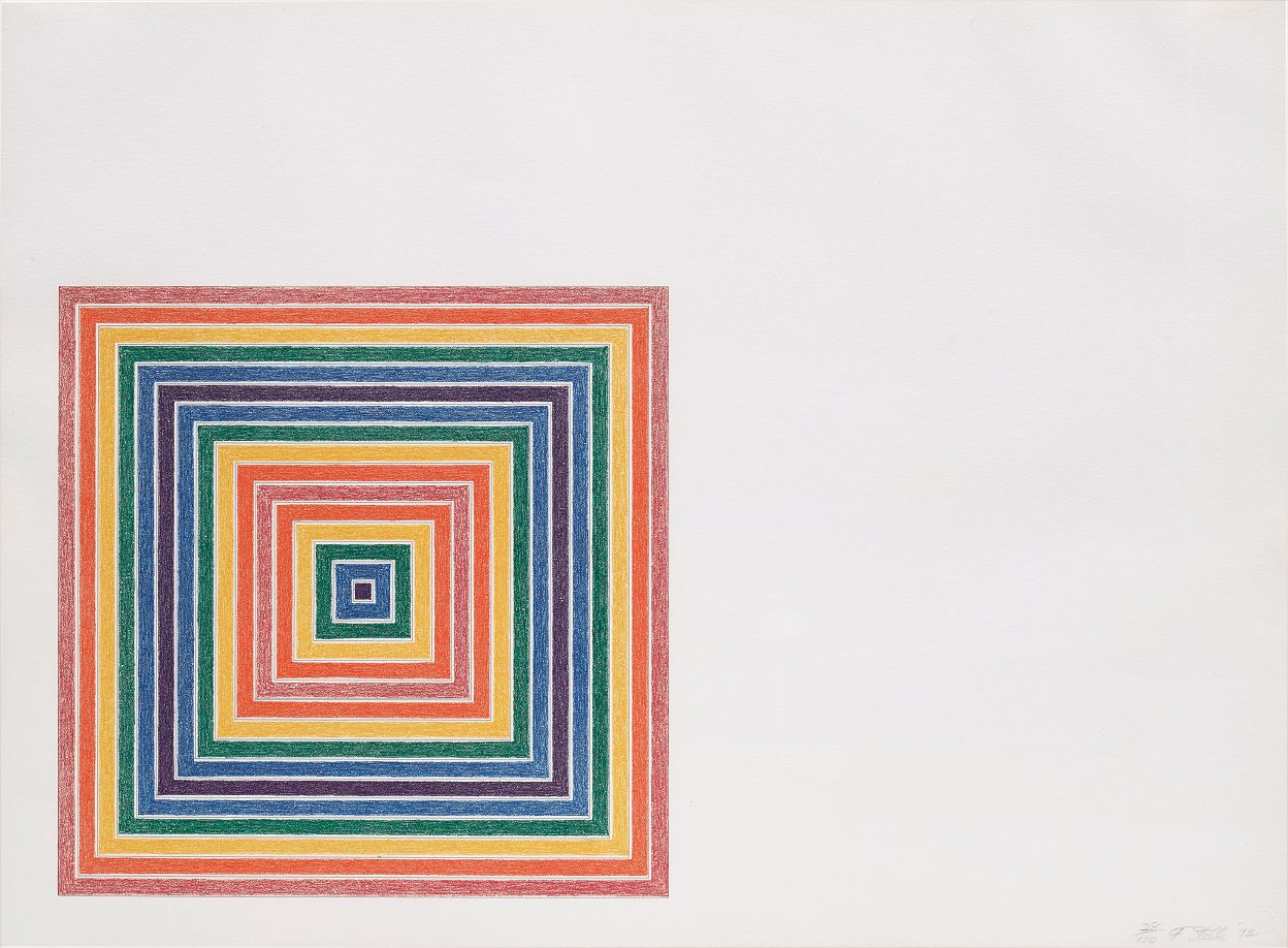 Frank Stella — Cipango, from Multicoloured Squares I Series