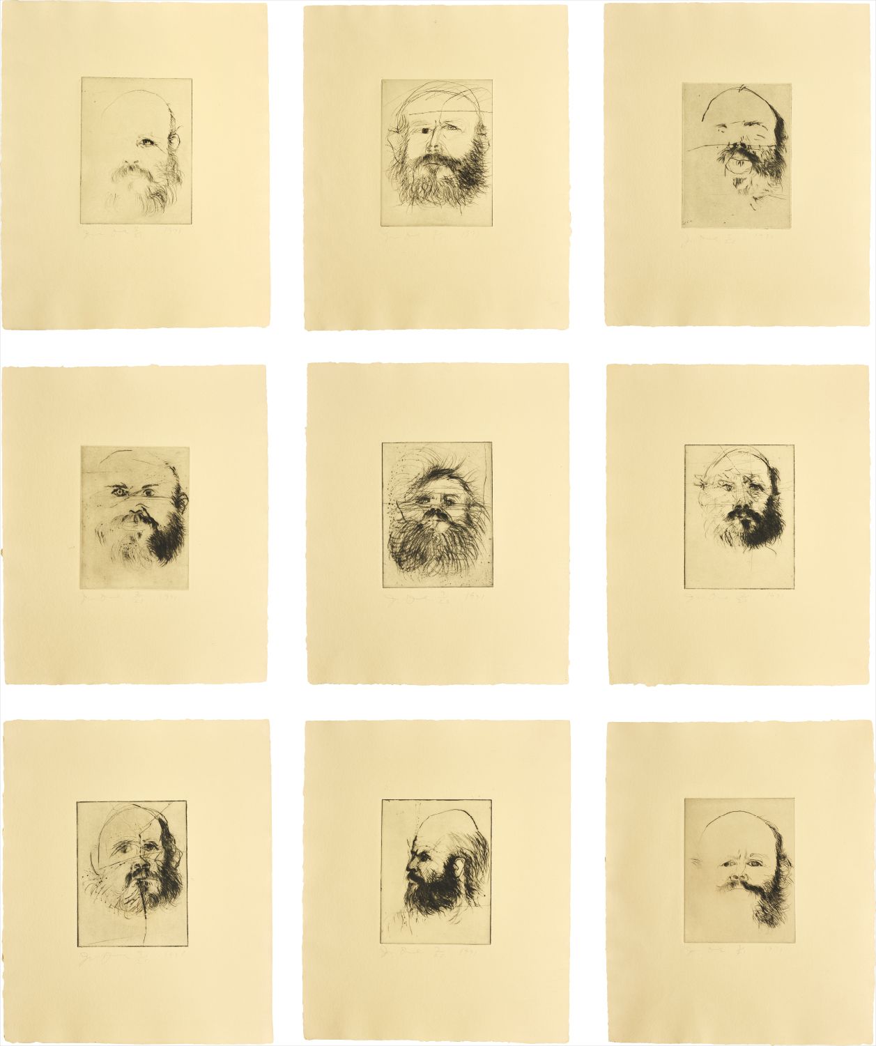Jim Dine — Self Portraits