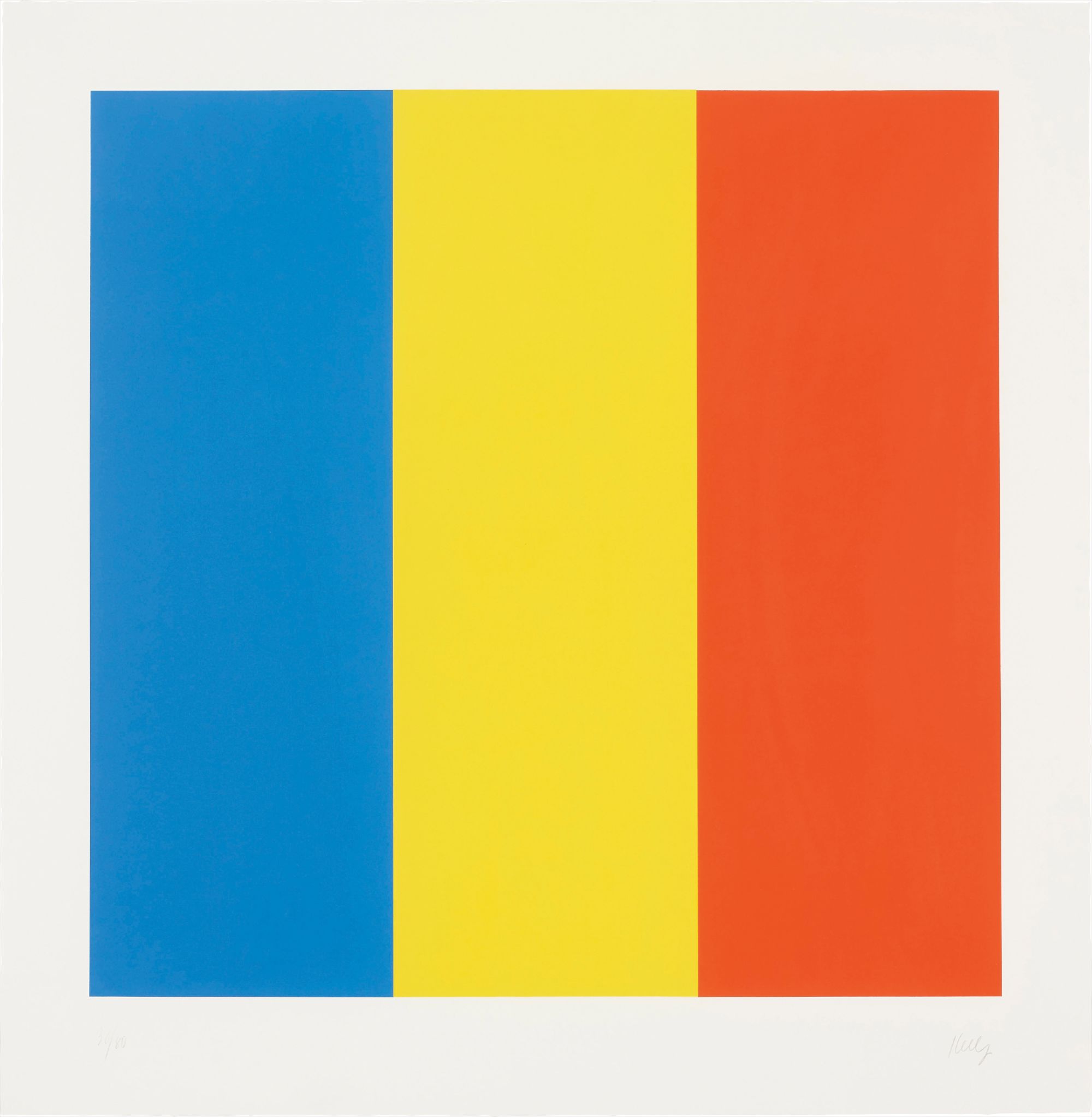 Ellsworth Kelly — Blue/Yellow/Red