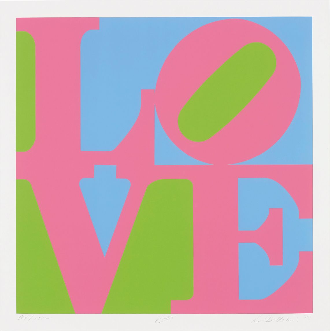 Robert Indiana — Rose, from A Garden of Love