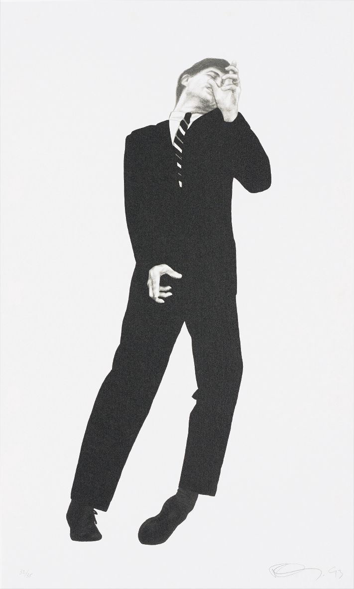 Robert Longo — Men in the Cities: Study of Dave