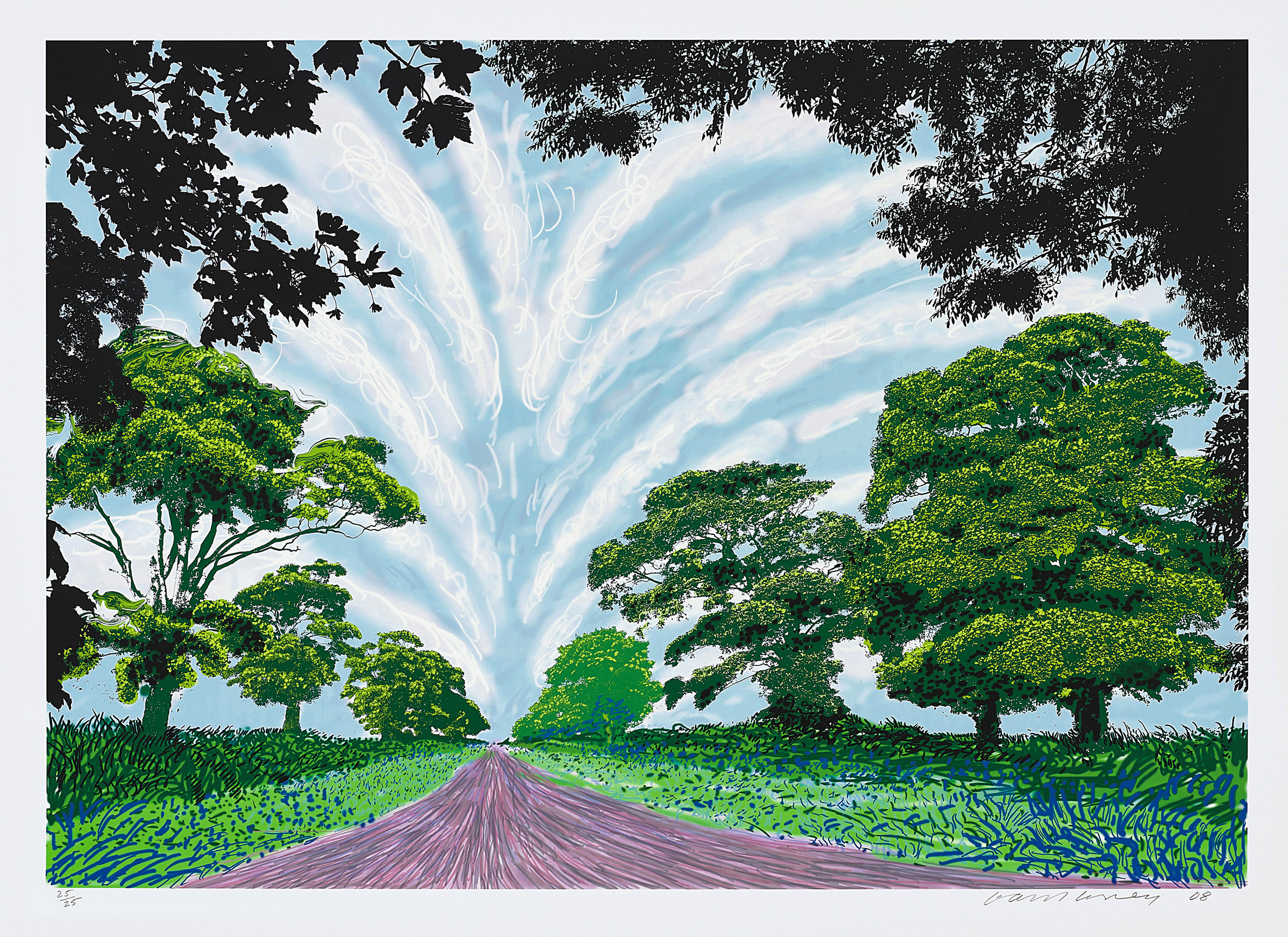 David Hockney — Summer Sky