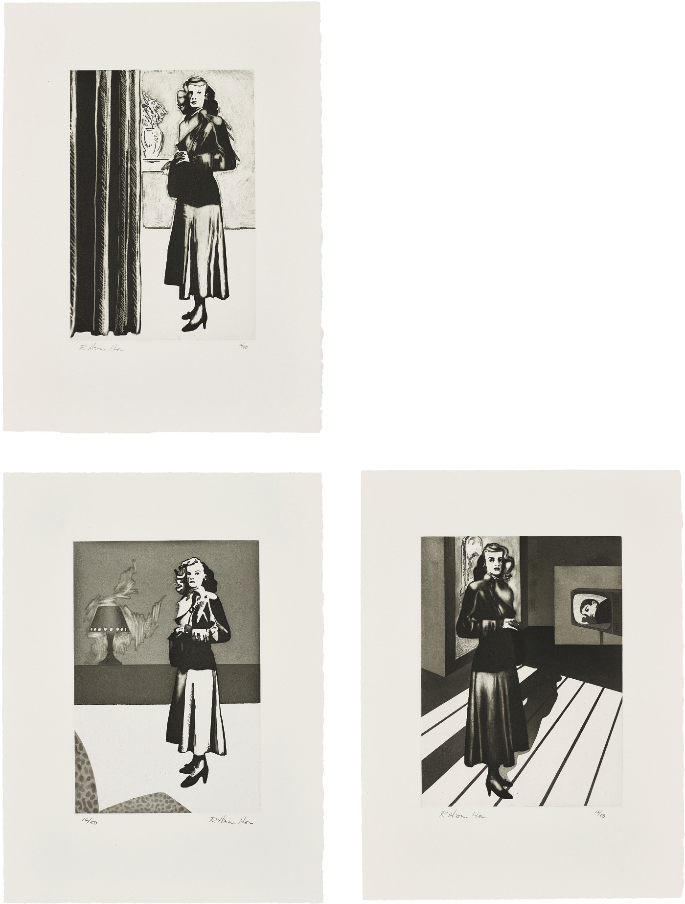 Richard Hamilton — Patricia Knight I, II and III